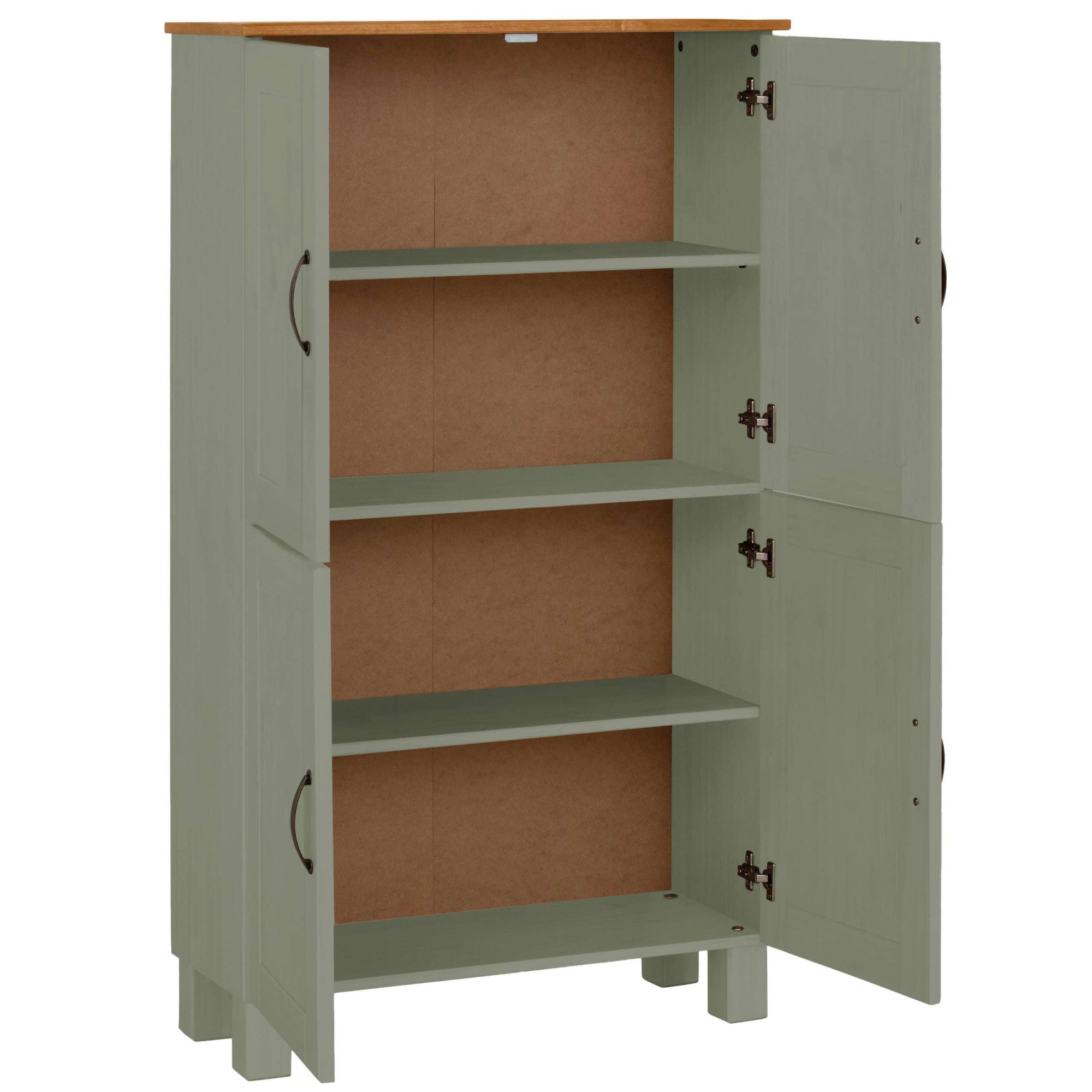 Home affaire Midischrank »Rodby«, FSC®-zertifiziertes Massivholz, Breite 75cm, Höhe 130cm