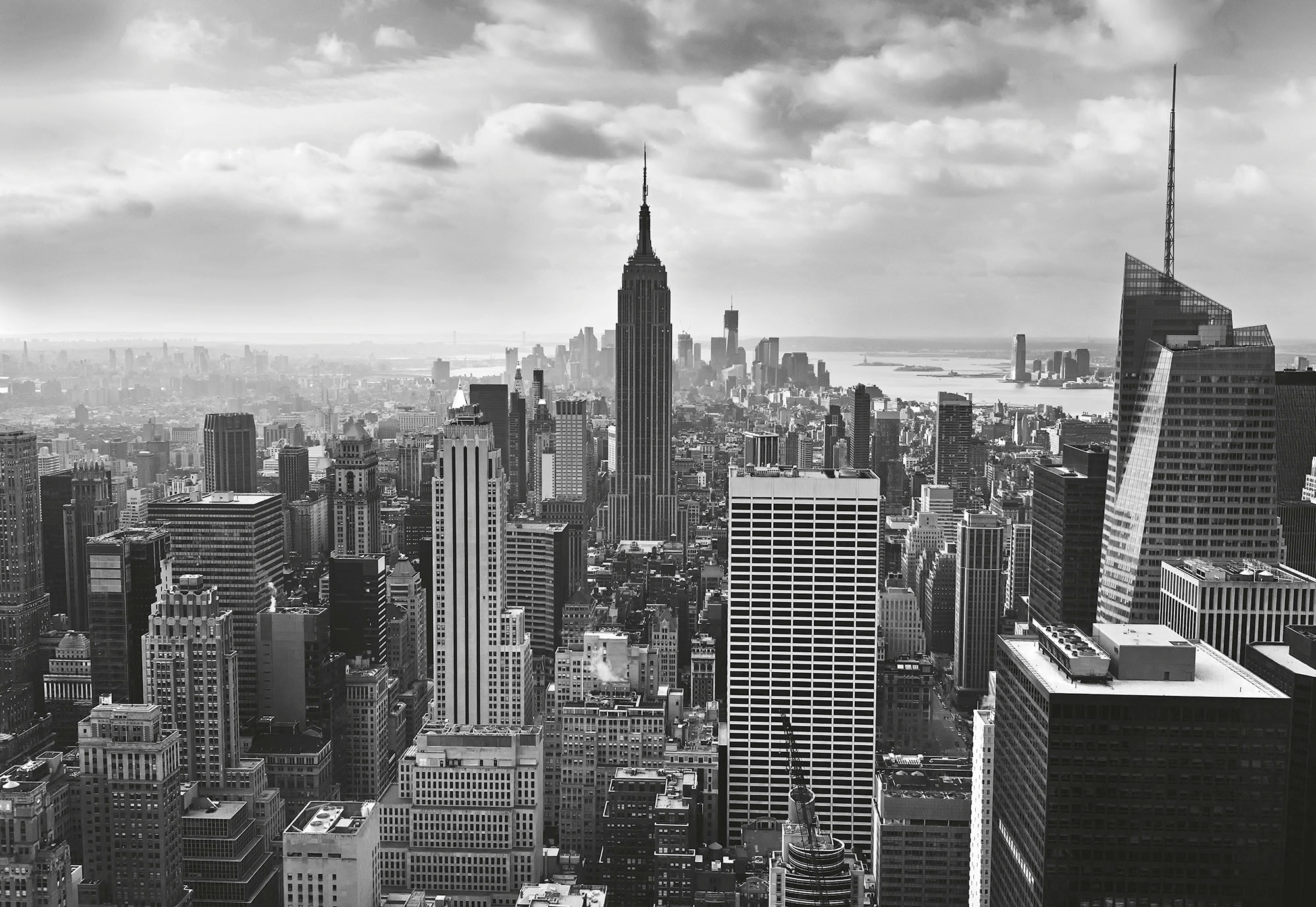 Komar Fototapete »NYC Black And White«, 368x254 cm (Breite x Höhe),  inklusive Kleister online bestellen | BAUR