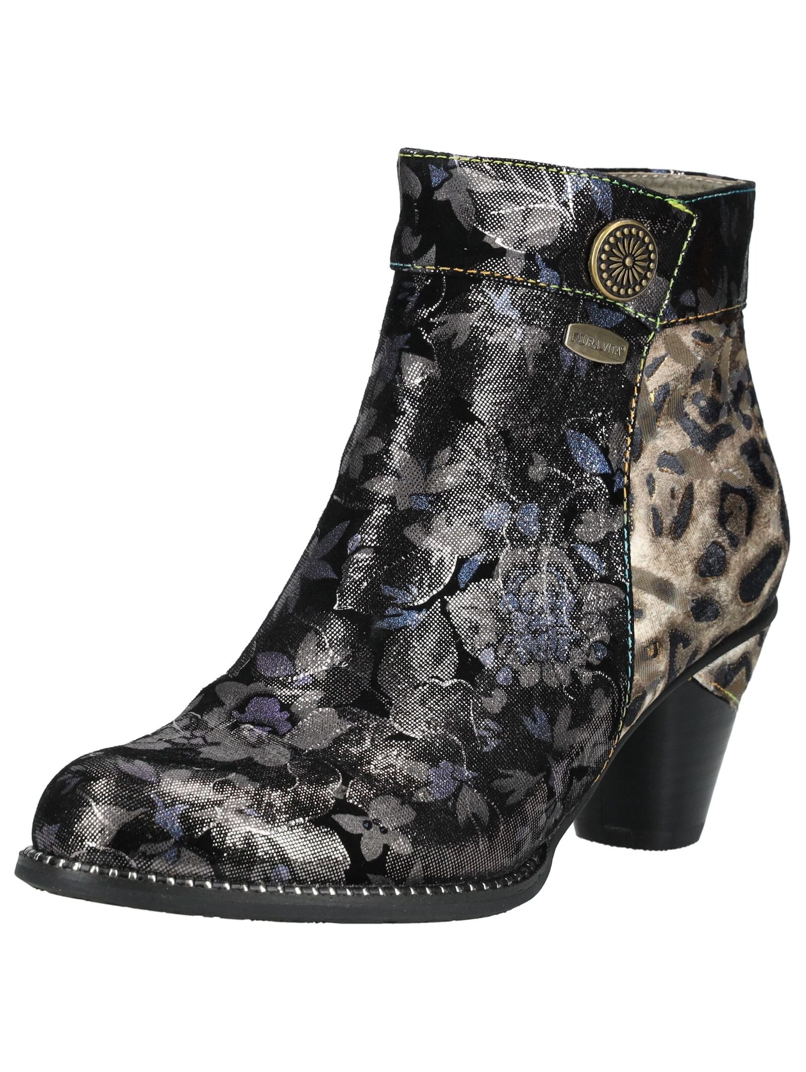 LAURA VITA Stiefelette "LAURA VITA Stiefelette Leder/Textil" günstig online kaufen