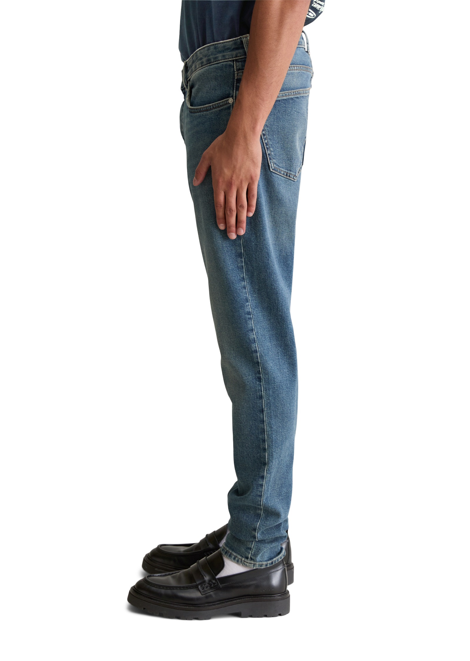 Marc OPolo DENIM Tapered-fit-Jeans "aus Bio-Baumwoll-Mix" günstig online kaufen
