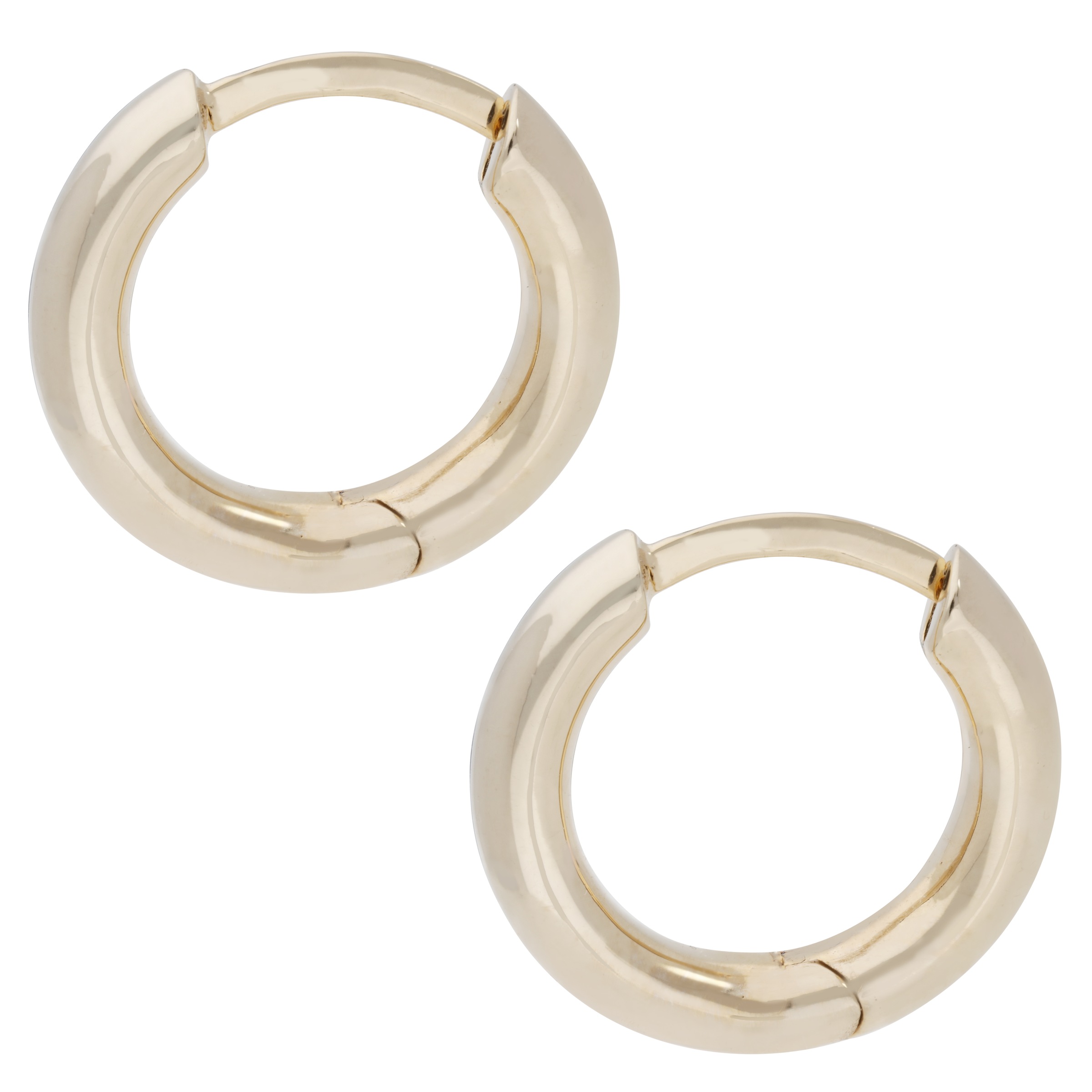 Firetti Créoles Classiques Or Jaune 925 Argent Sterling 2