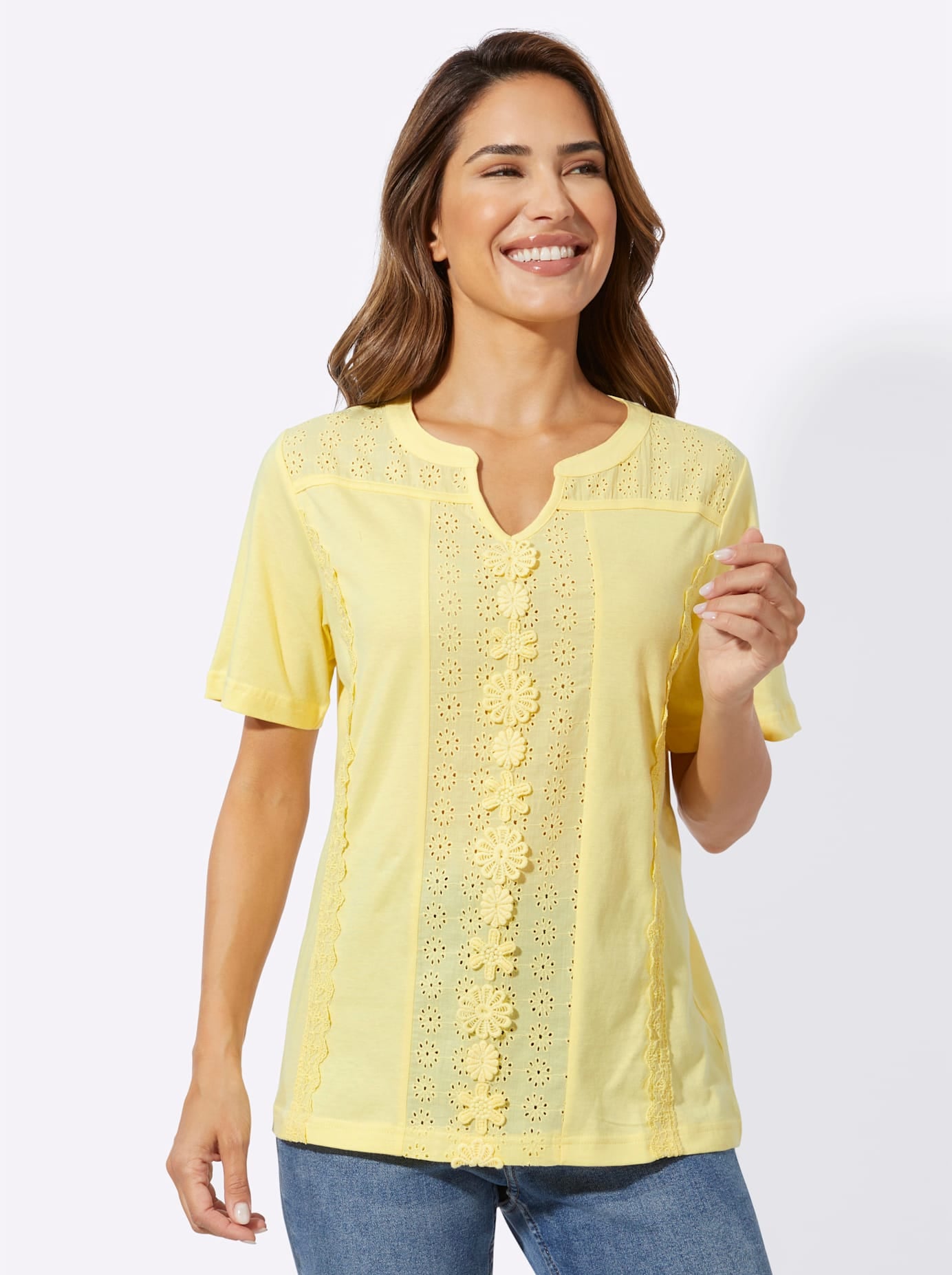 Classic Basics Kurzarmshirt "Kurzarm-Shirt" 1 Stk. tlg. günstig online kaufen