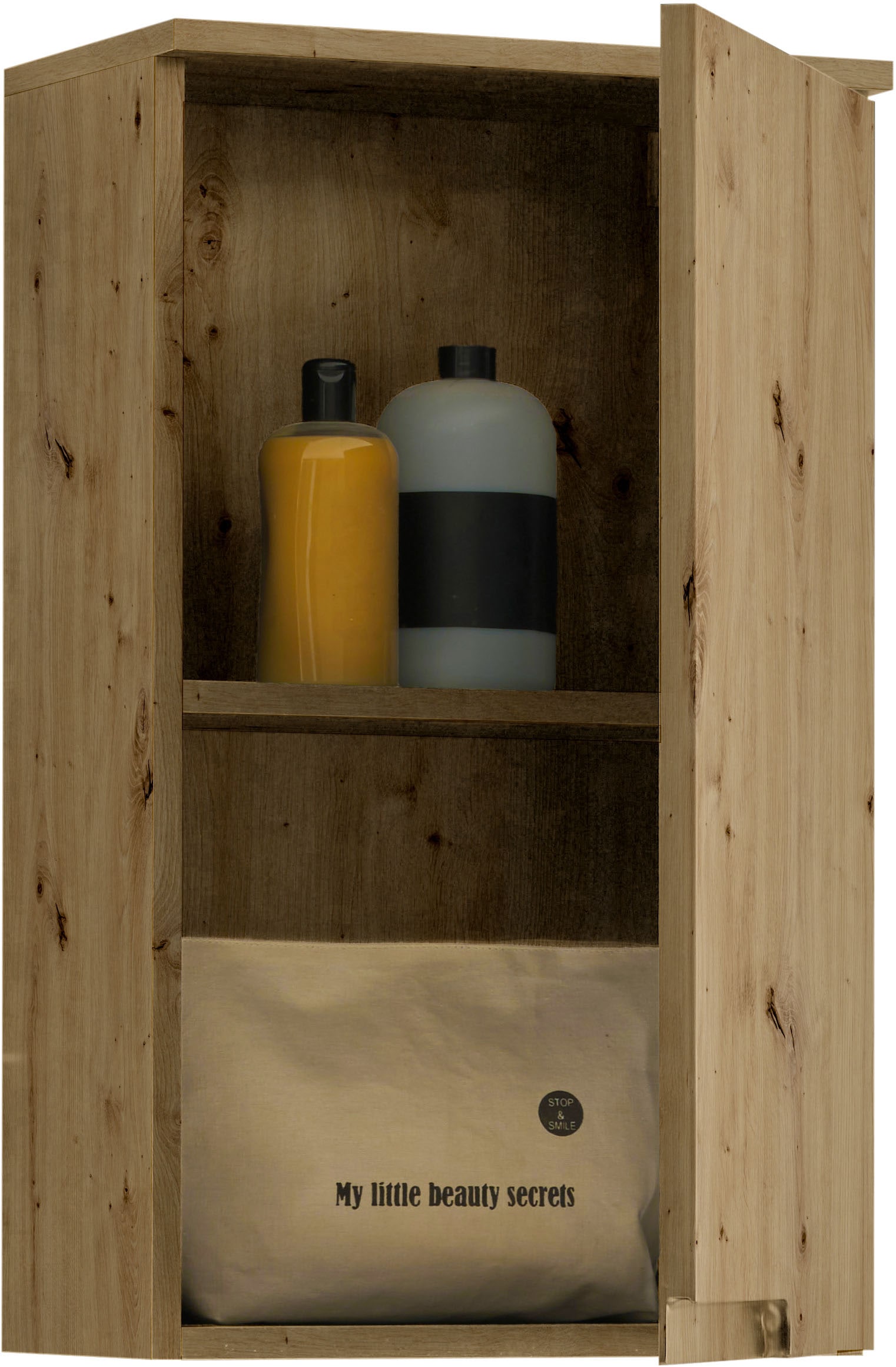 BASIC by Balculina Hängeschrank »Spice, Badezimmerschrank BxTxH 40x67x23 cm«, (1 St.), Breite 40 cm, Griffmulden