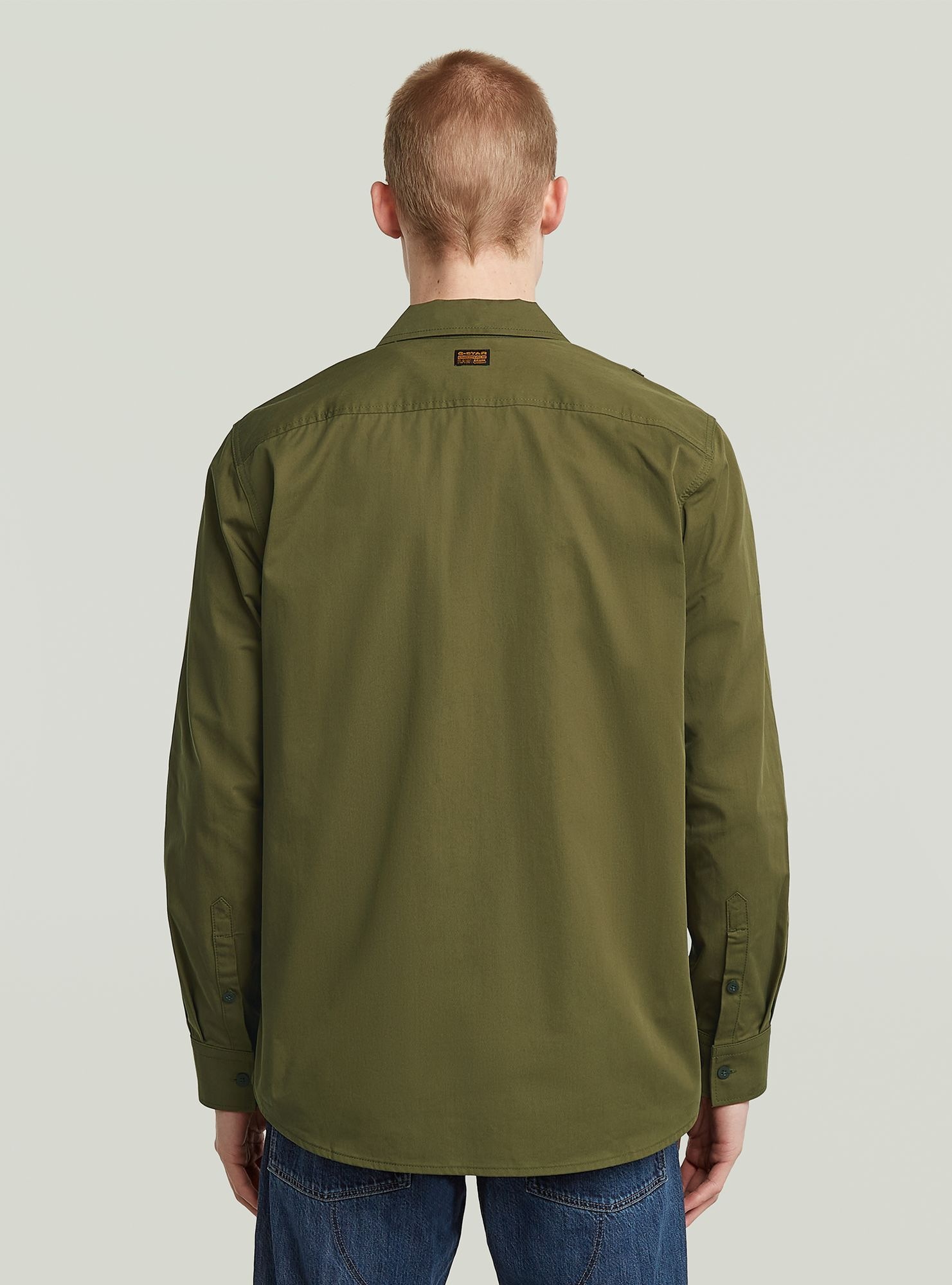 G-STAR Langarmshirt "Cargo Pocket Regular Shirt" günstig online kaufen