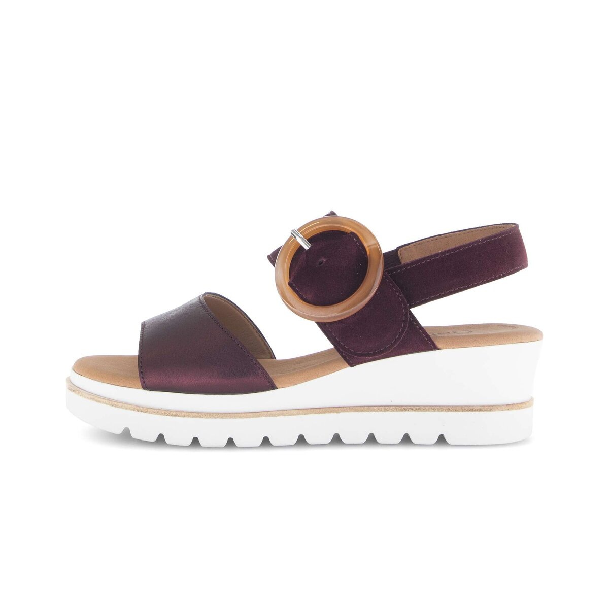 Gabor Riemchensandale "Riemchensandale Materialmix Leder" günstig online kaufen