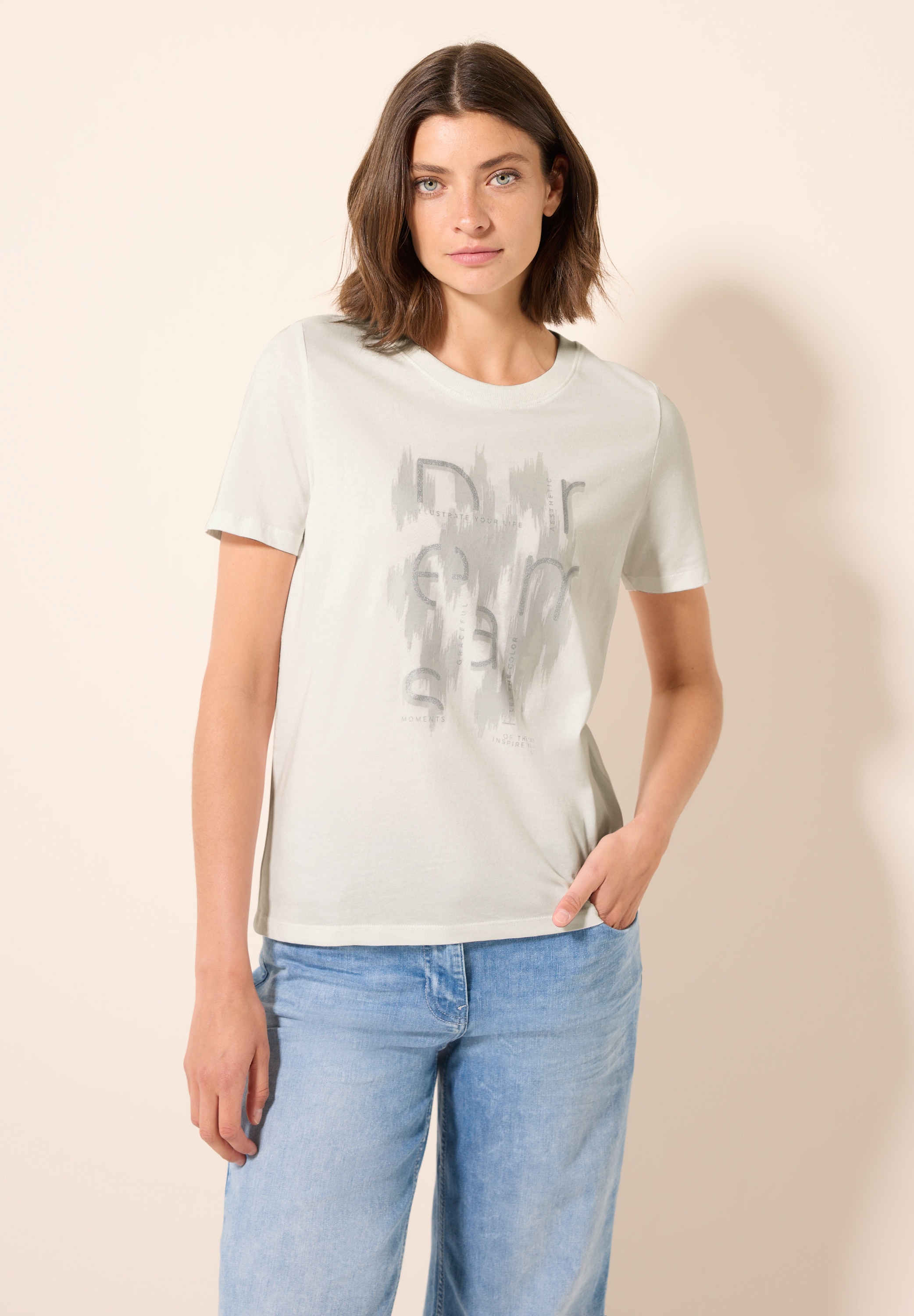 Cecil T-Shirt, mit Rundhalsausschnitt günstig online kaufen