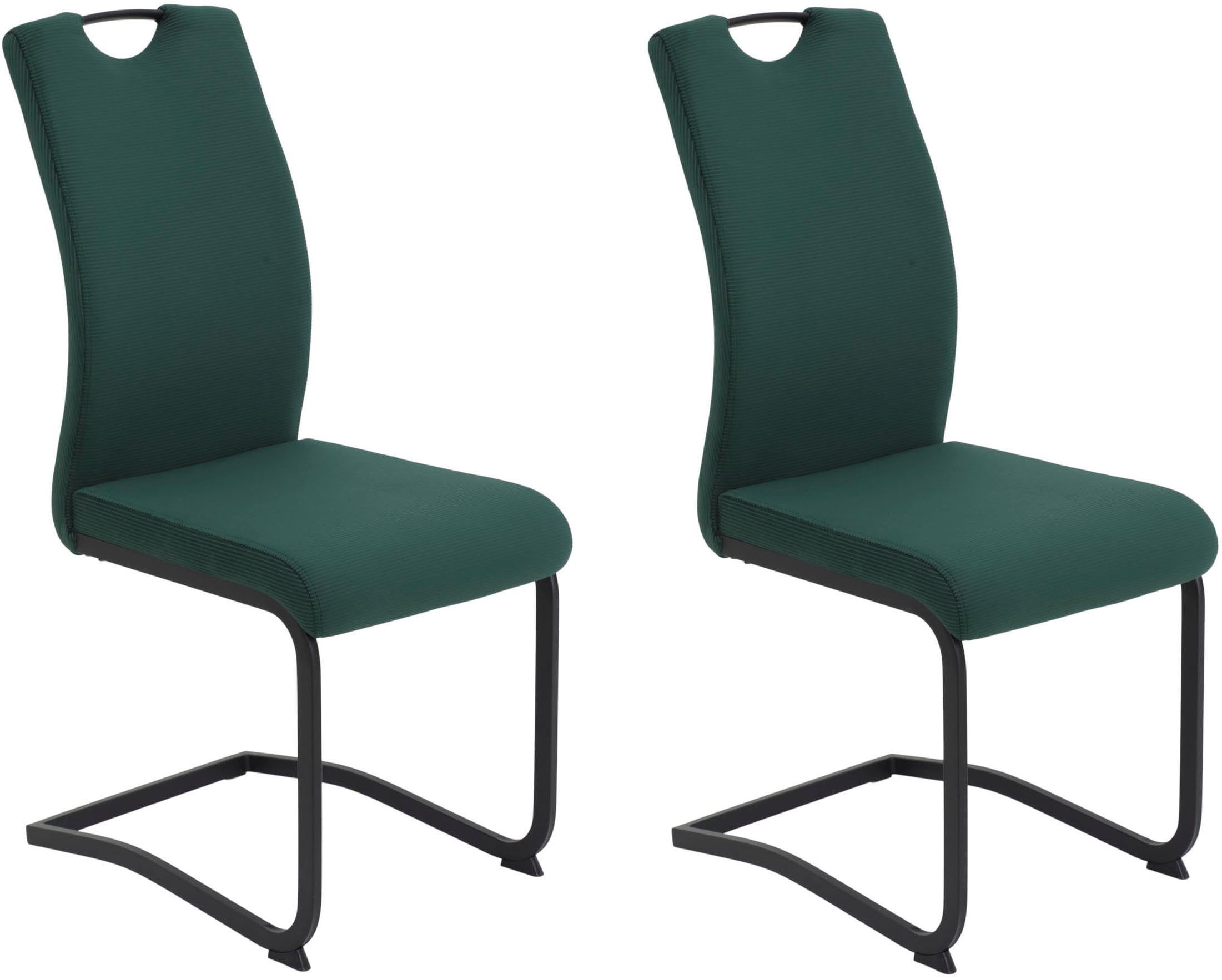 HELA Freischwinger "RIGA II", (Set), 2 St., Samt-Cord, Freischwinger,Vierka günstig online kaufen