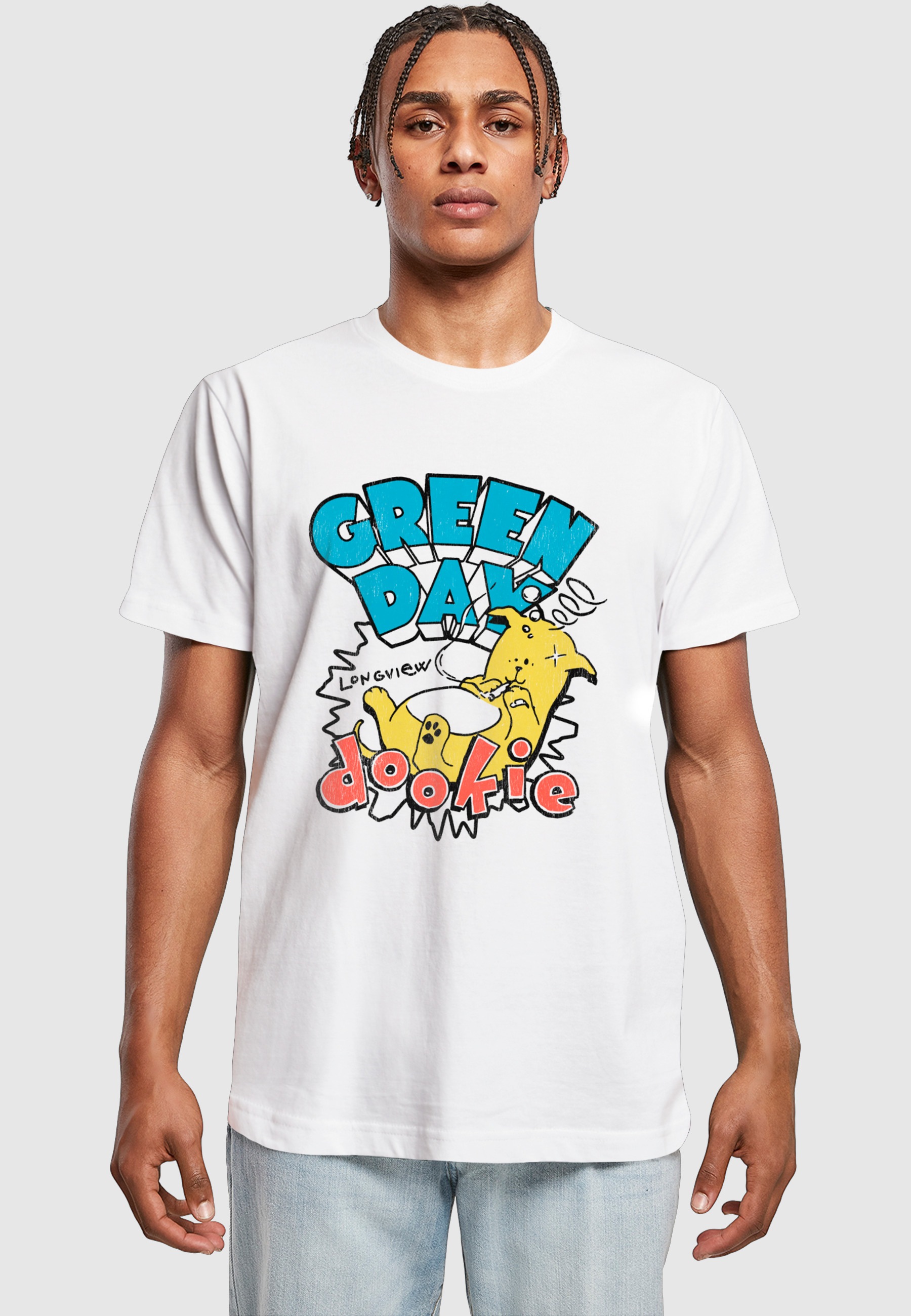 Merchcode T-Shirt »Merchcode Green Day Dookie Longview Tee« 1 Stk.