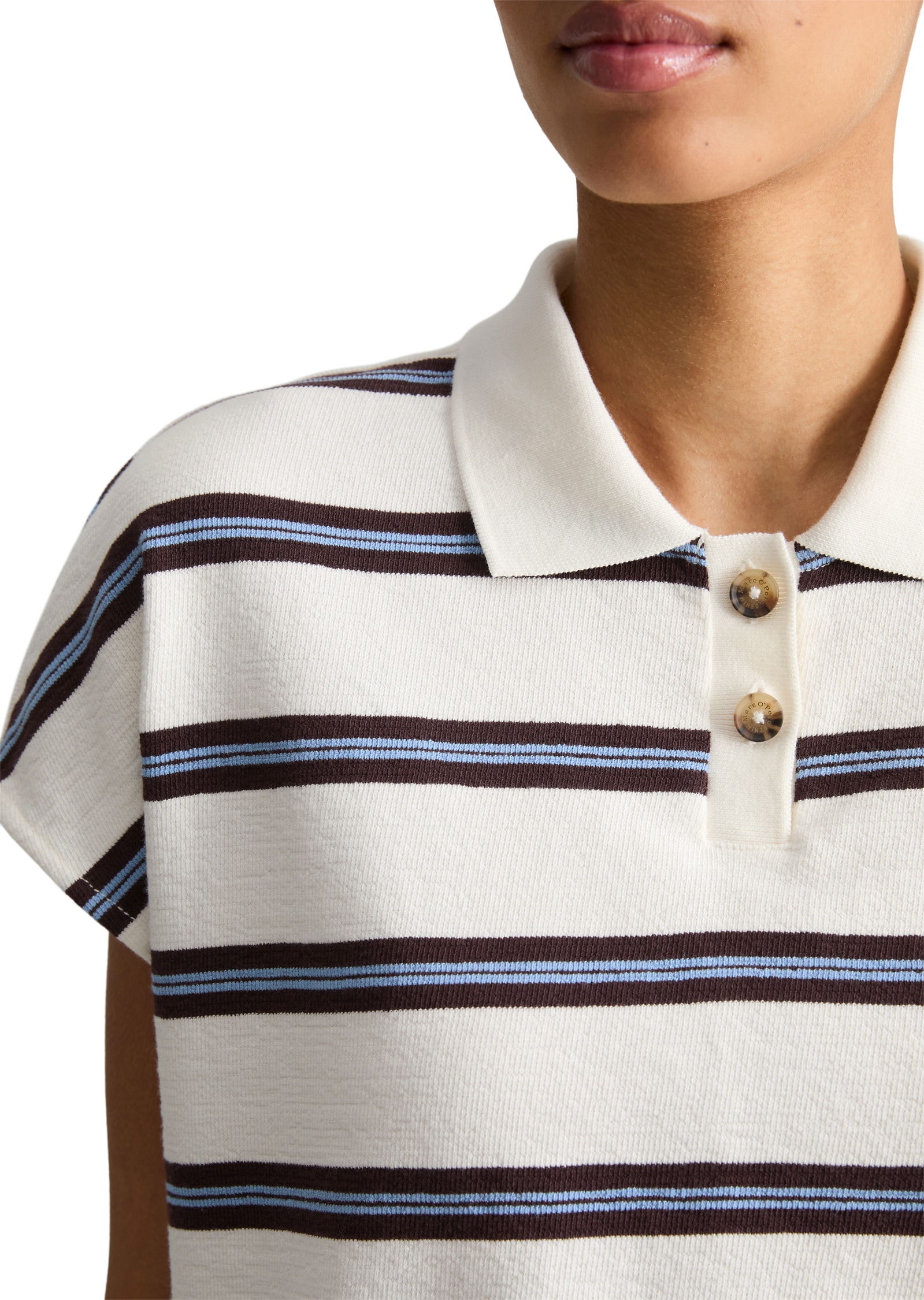 Marc O'Polo DENIM Poloshirt »aus schwerem Single Jersey«
