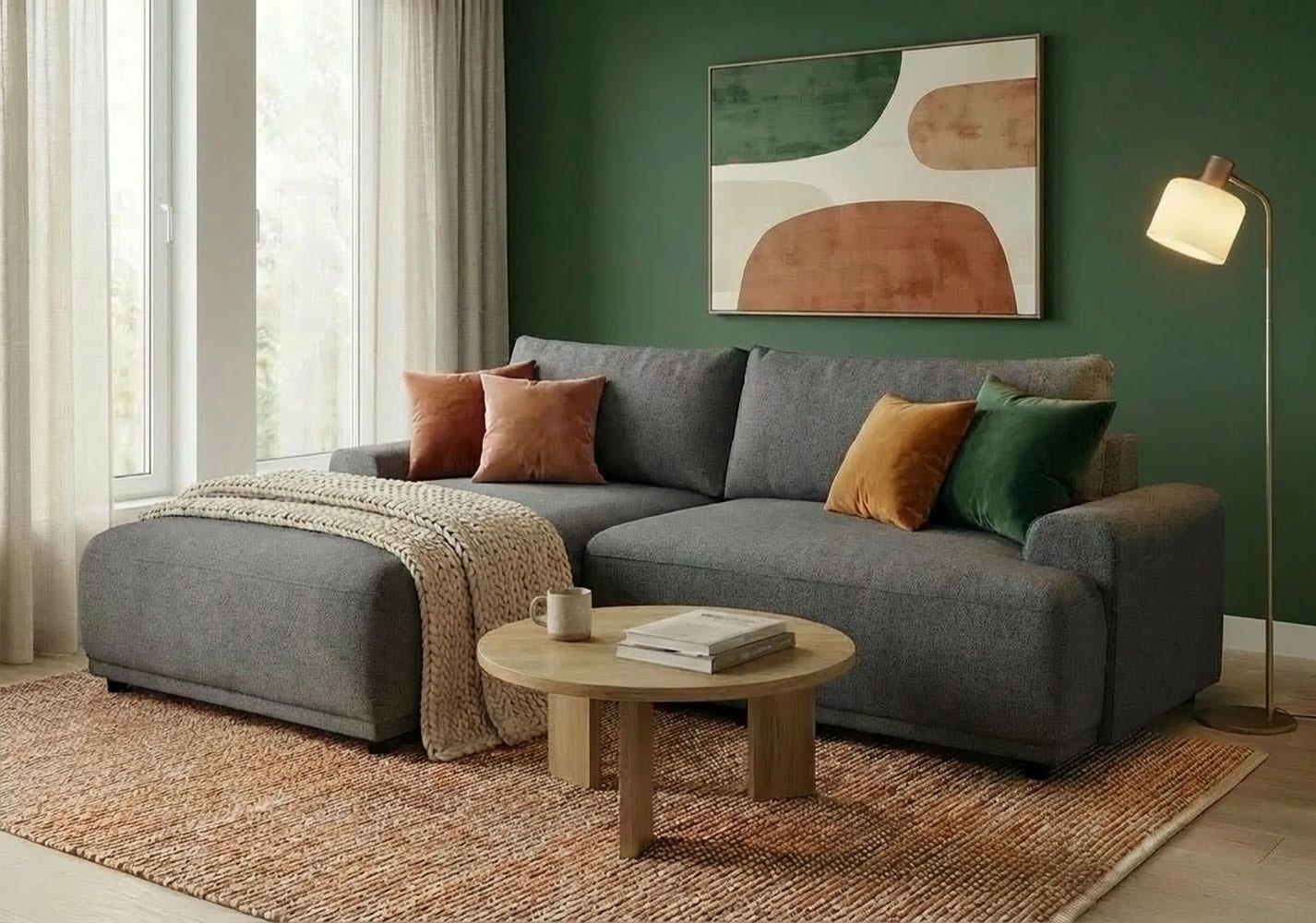 TRENDMANUFAKTUR Ecksofa "Fordon, Schlafsofa mit Bettkasten, Couch in L-Form günstig online kaufen