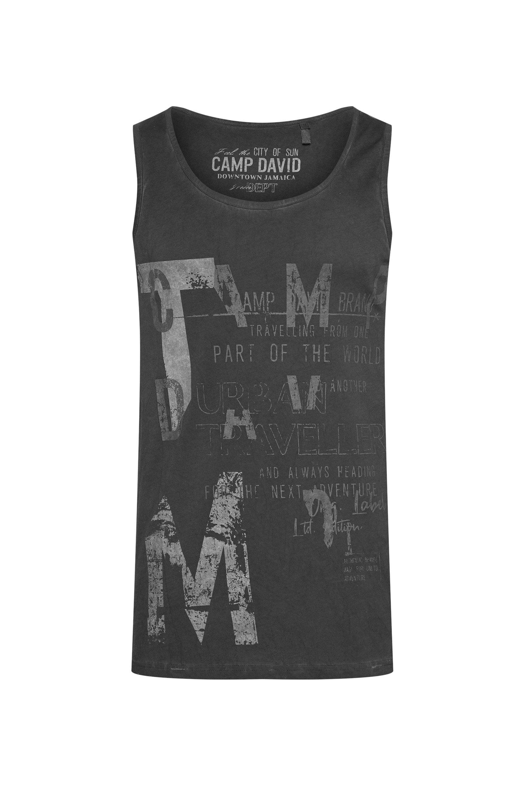 CAMP DAVID Tanktop, aus Baumwolle
