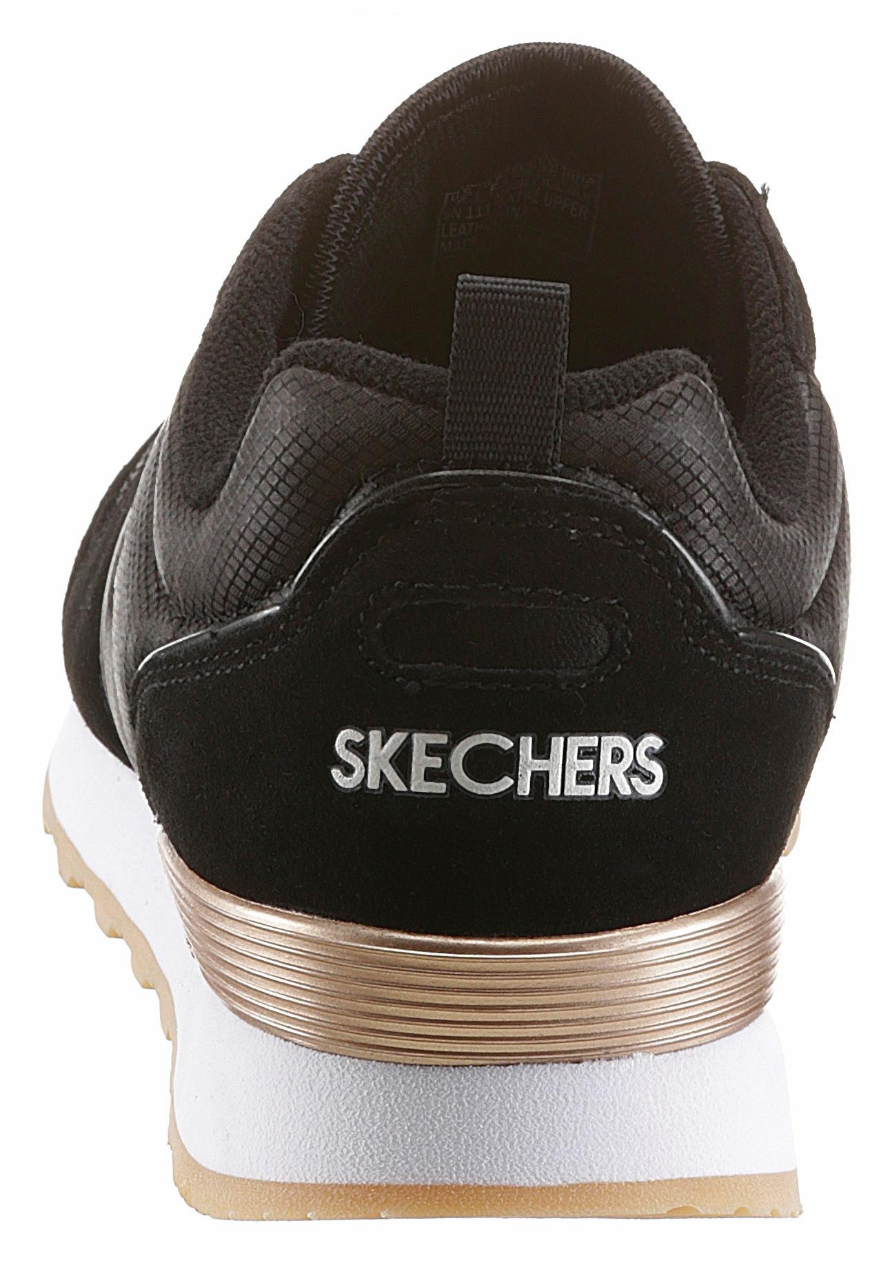 Skechers Sneaker »OG 85 - GOLDN GURL«, Freizeitschuh, Halbschuh, Schnürschuh mit Air-Cooled Memory Foam