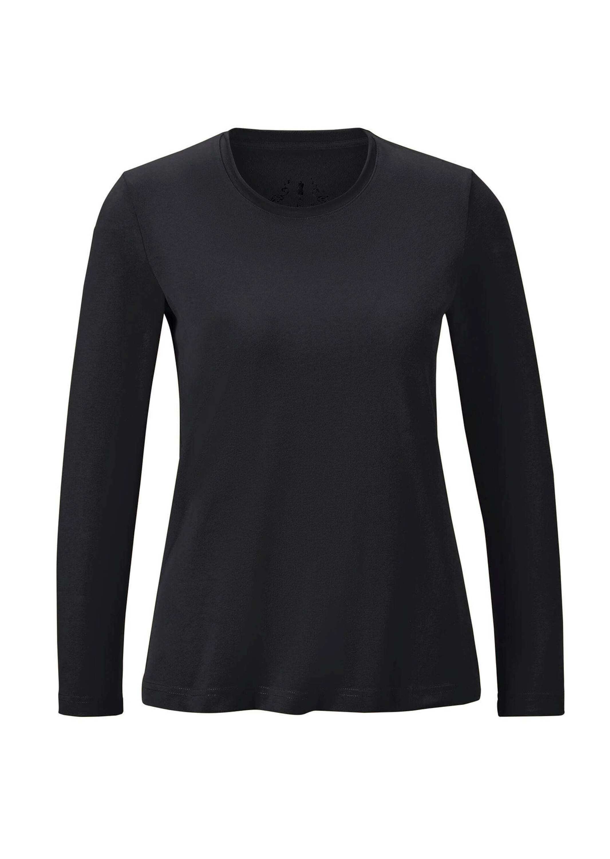 GOLDNER Longpullover "T-Shirt mit Rundhals" Ohne günstig online kaufen