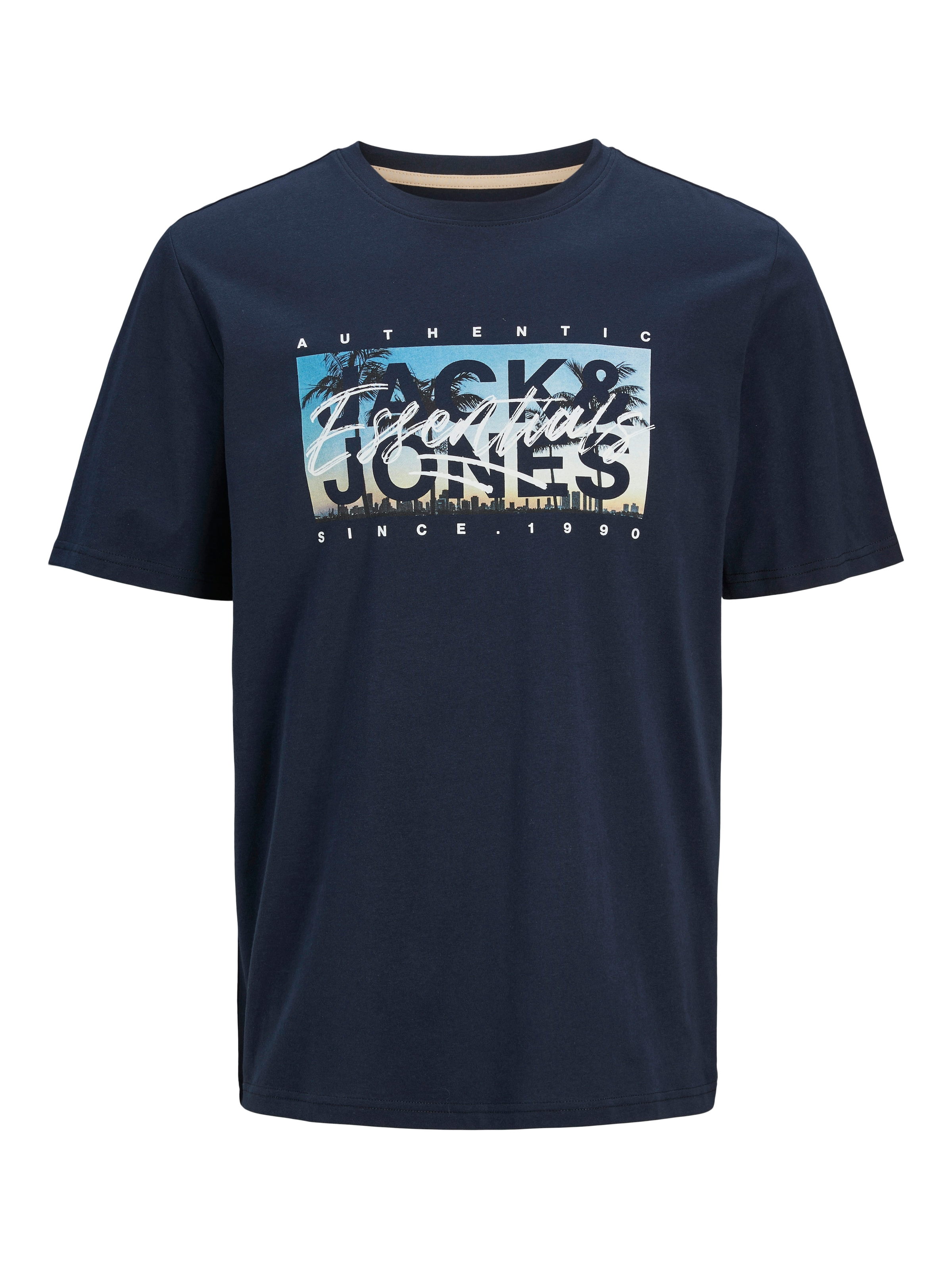 Jack & Jones Print-Shirt "JJCOLTON PHOTOPRINT TEE SS CREW NECK" günstig online kaufen