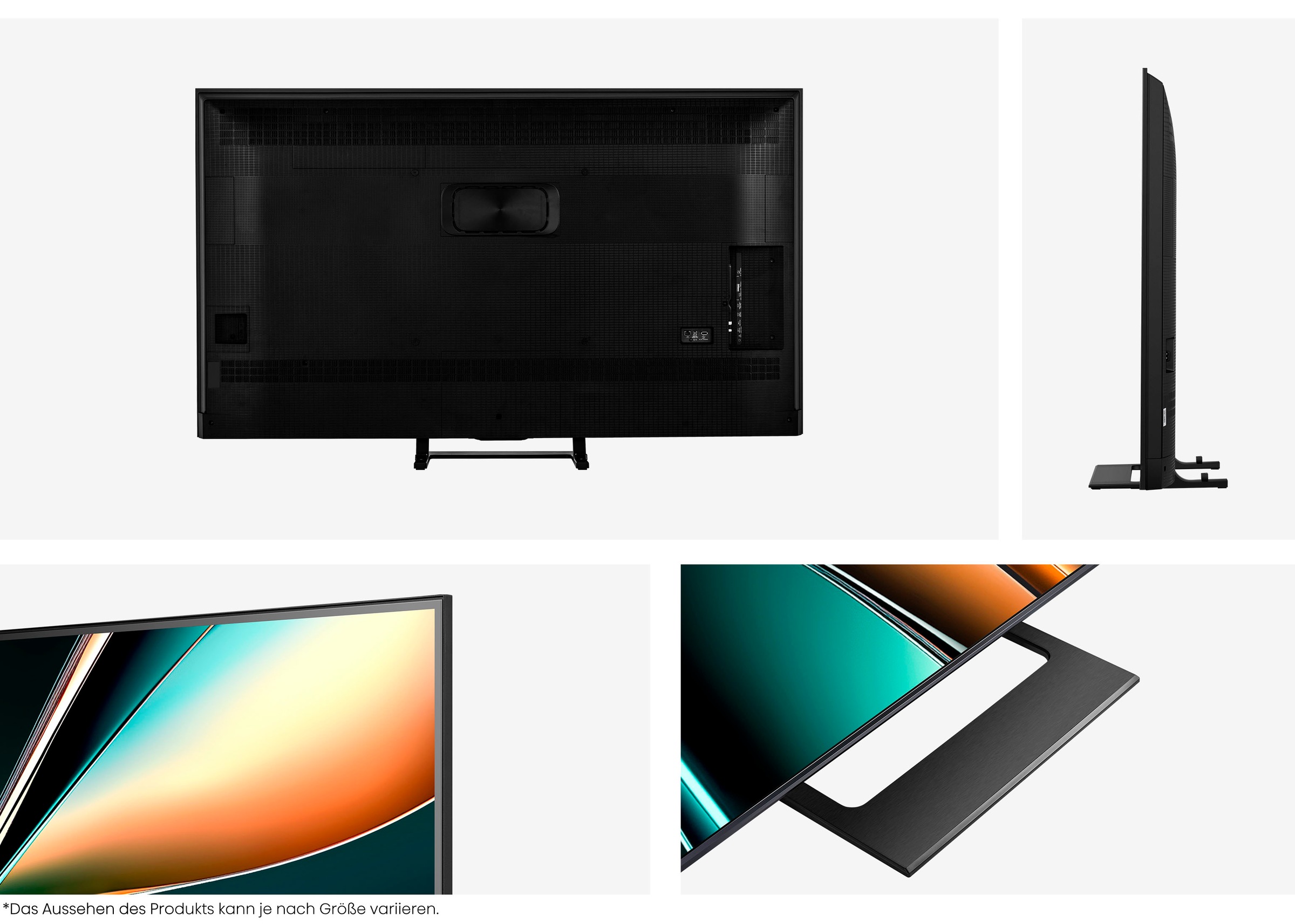HISENSE QLED Mini LED-Fernseher "75U7Q", Energieeffizienz: E (A-G), schwarz, 75, Fernseher, 4K UHD Mini LED 3