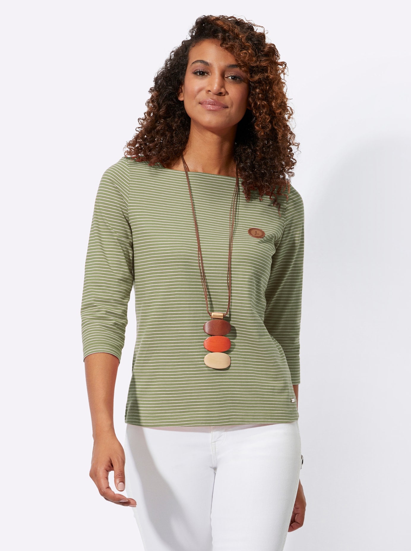 Casual Looks 3/4-Arm-Shirt "Ringelshirt" 1 Stk. tlg. günstig online kaufen
