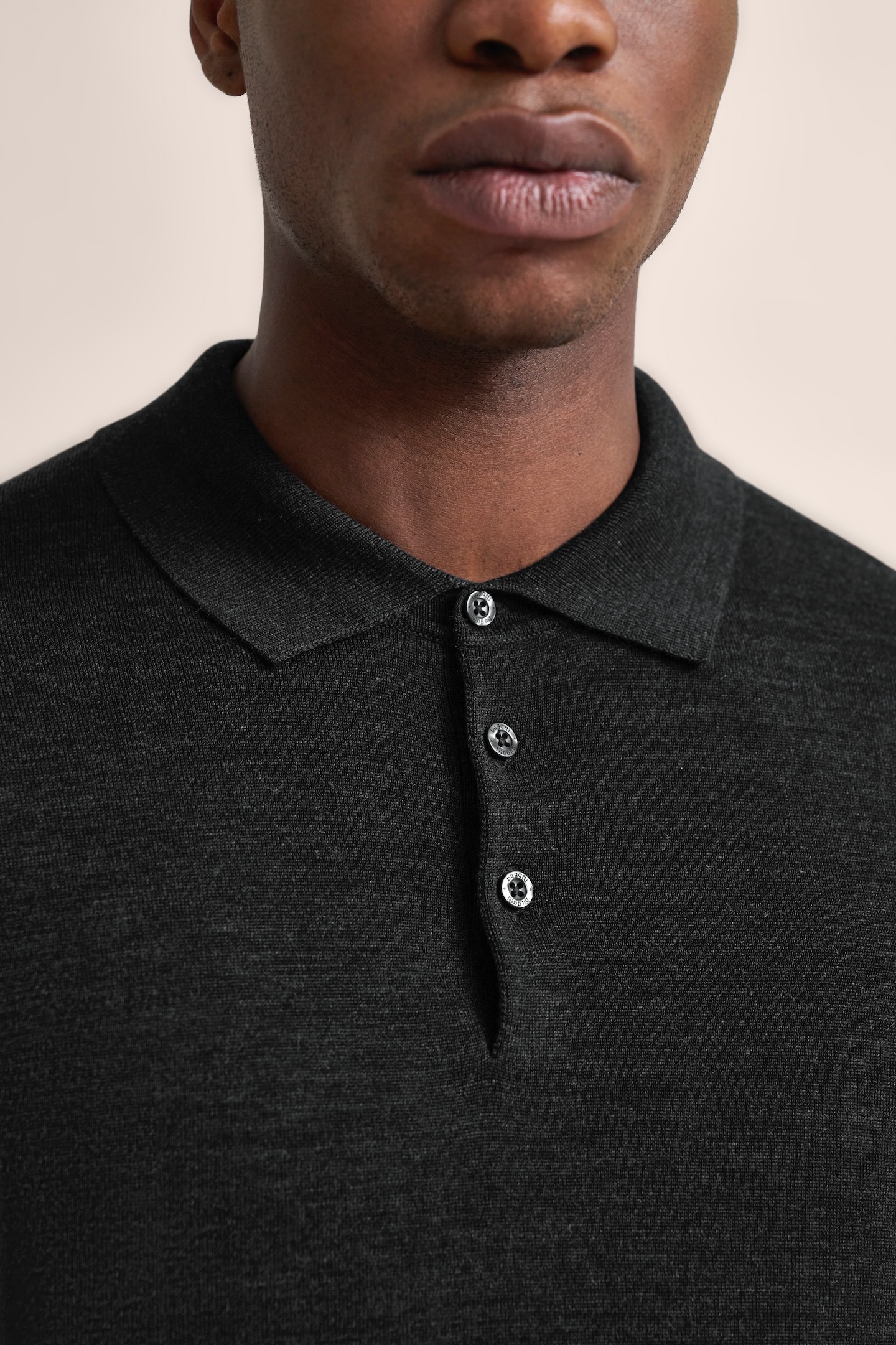 bugatti Langarm-Poloshirt, in moderner Optik