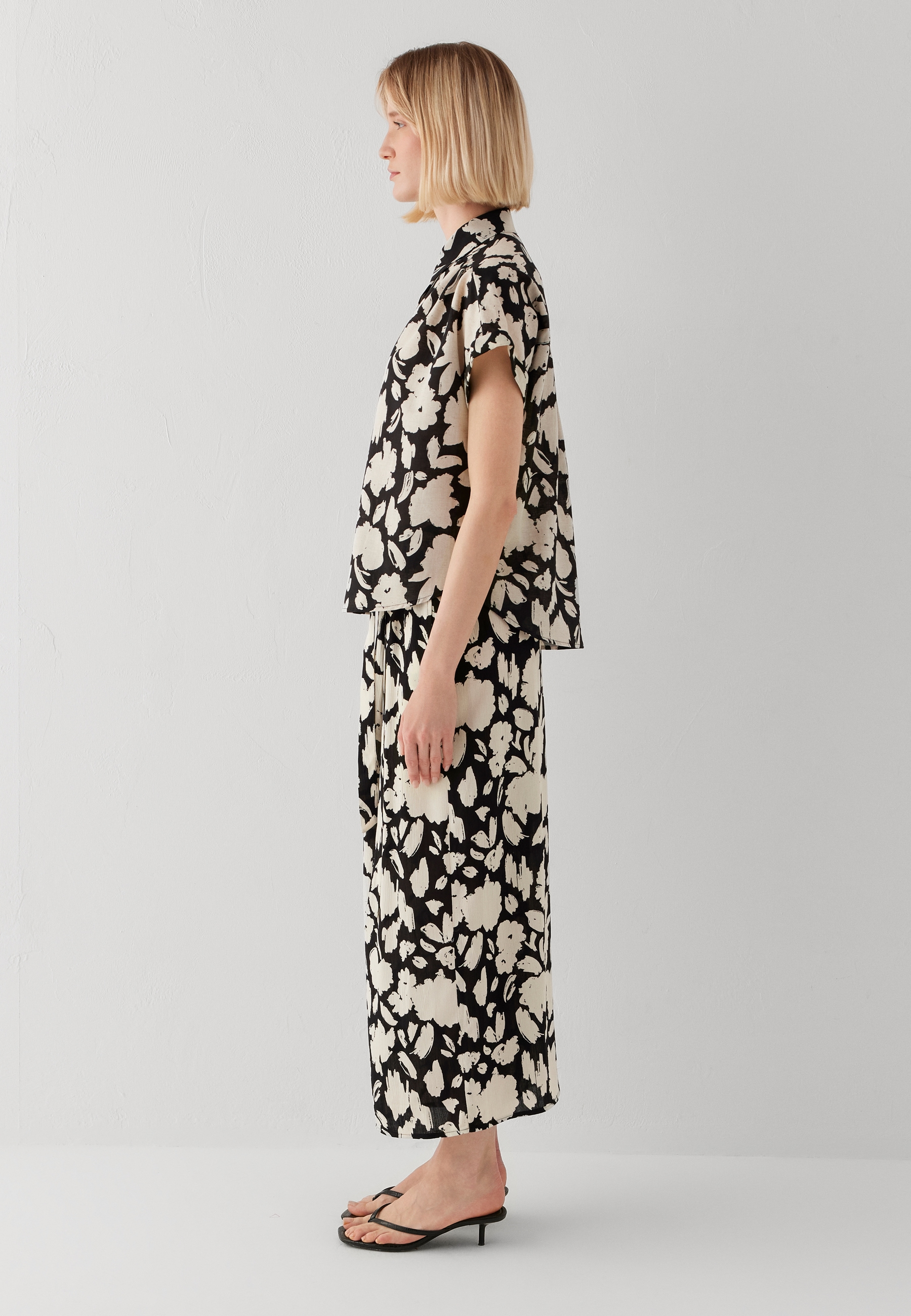 Mavi Klassische Bluse »SHORT SLEEVE WOVEN SHIRT« Bluse kurzarm