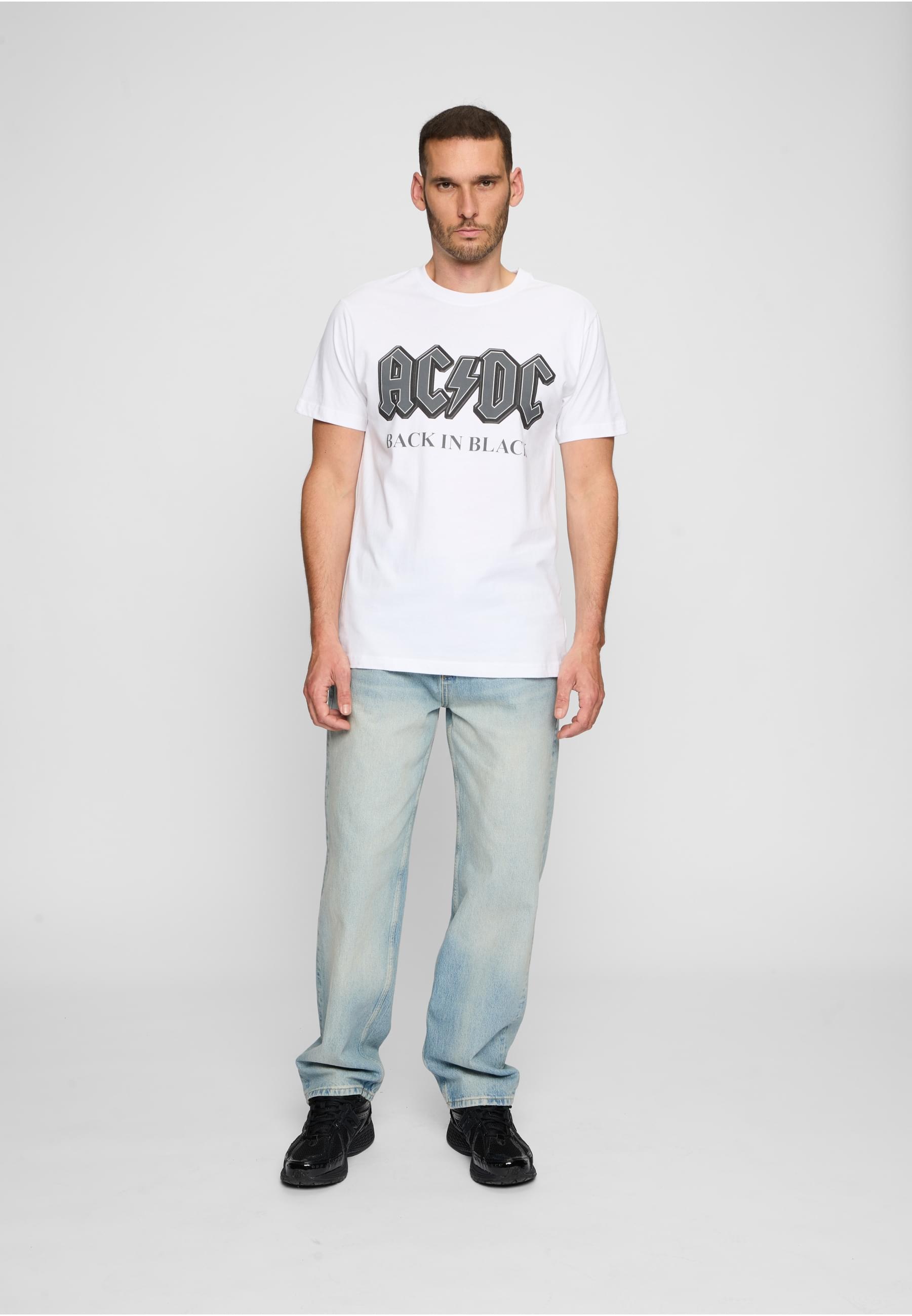 Merchcode T-Shirt »Merchcode Herren ACDC Back In Black Tee«, (1 tlg.)