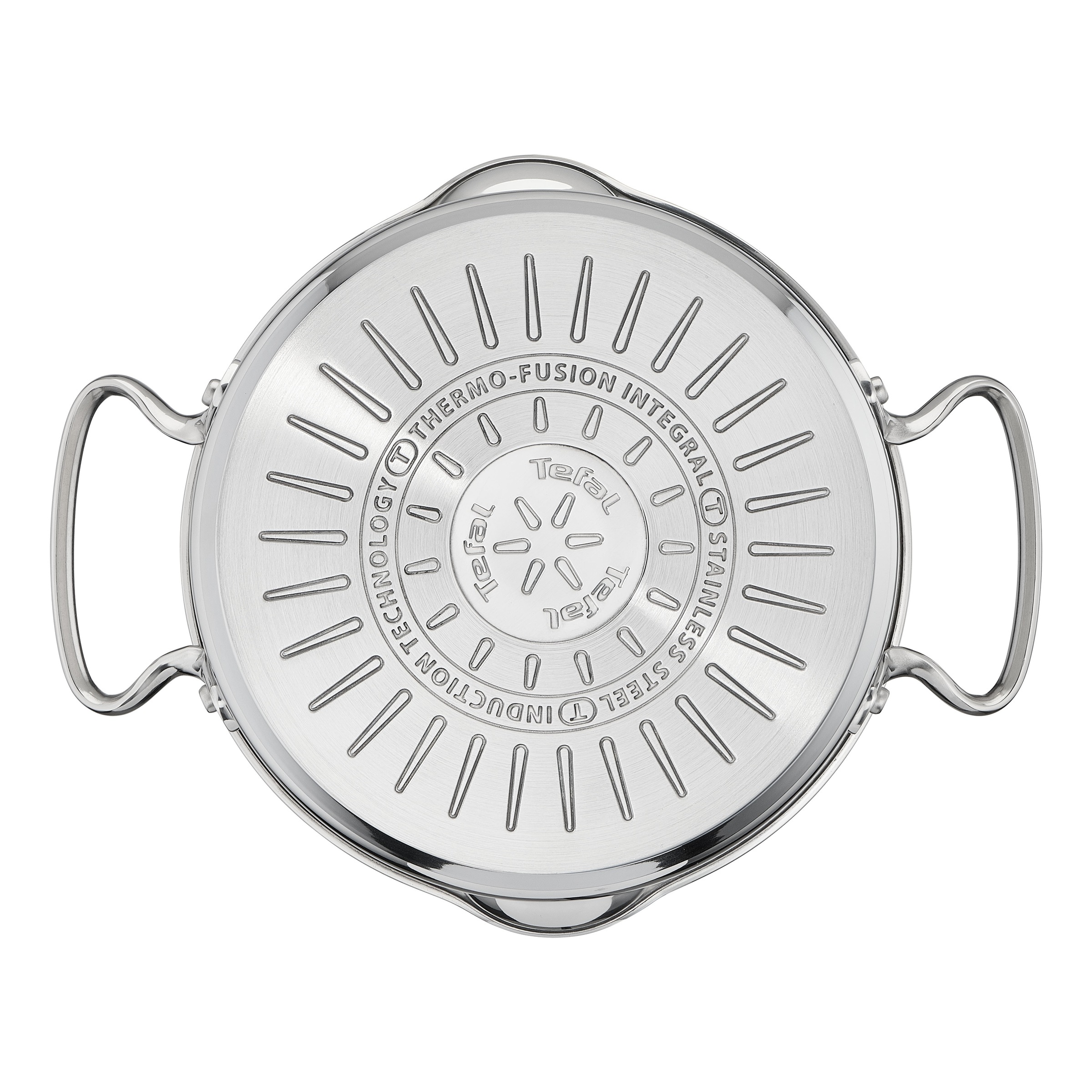 Tefal Topf-Set »Duetto+, Kochtopf Set mit Glasdeckel« Set, Stieltopf 16 cm, Schmortöpfe 18/20/24 cm, Suppentopf 22 cm, 10 tlg. Edelstahl