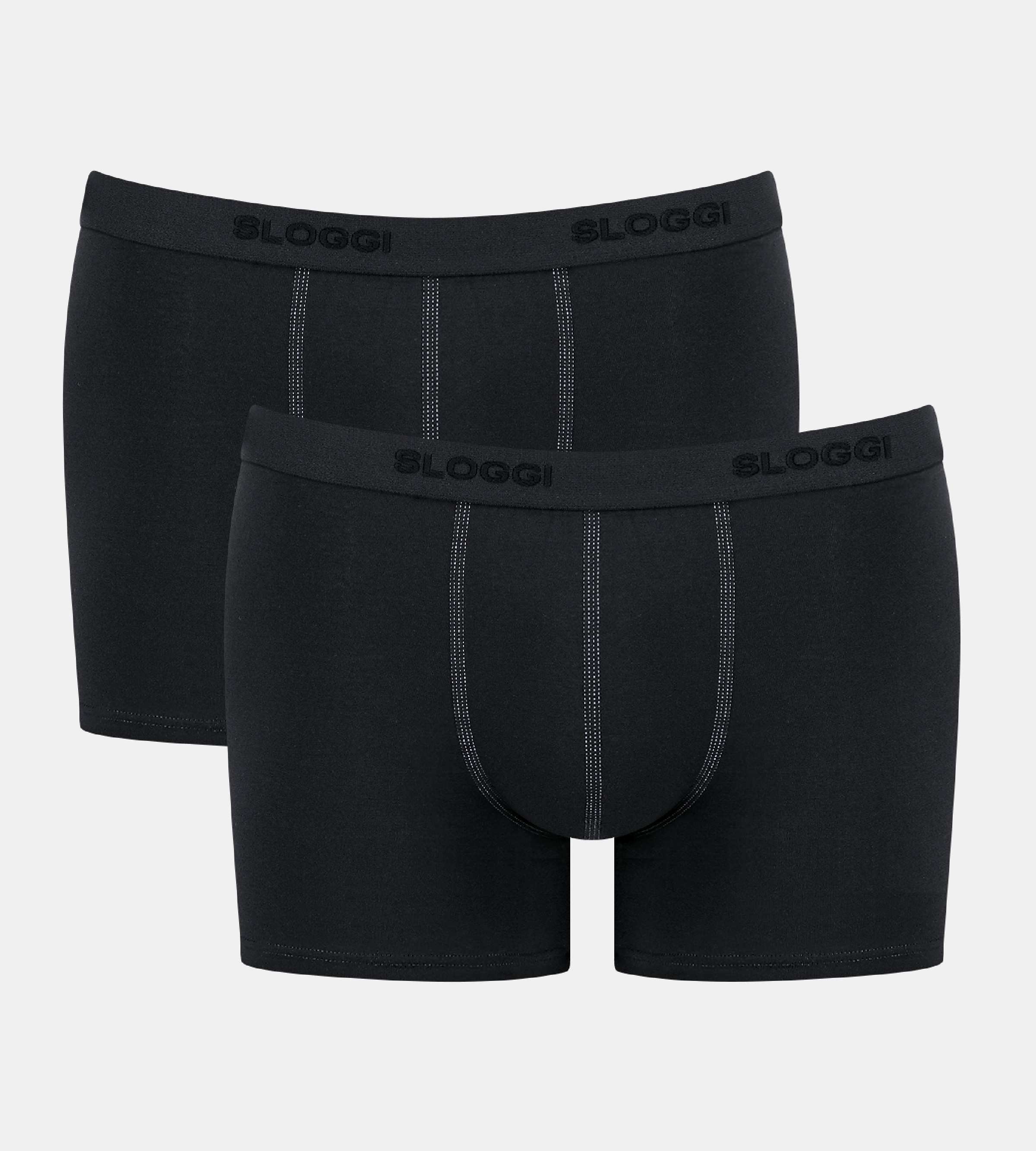 sloggi Retro Boxer "men 24/7 Short 2P", (Packung, 2 St.), Logobund, Herren-Boxershort, Trunk