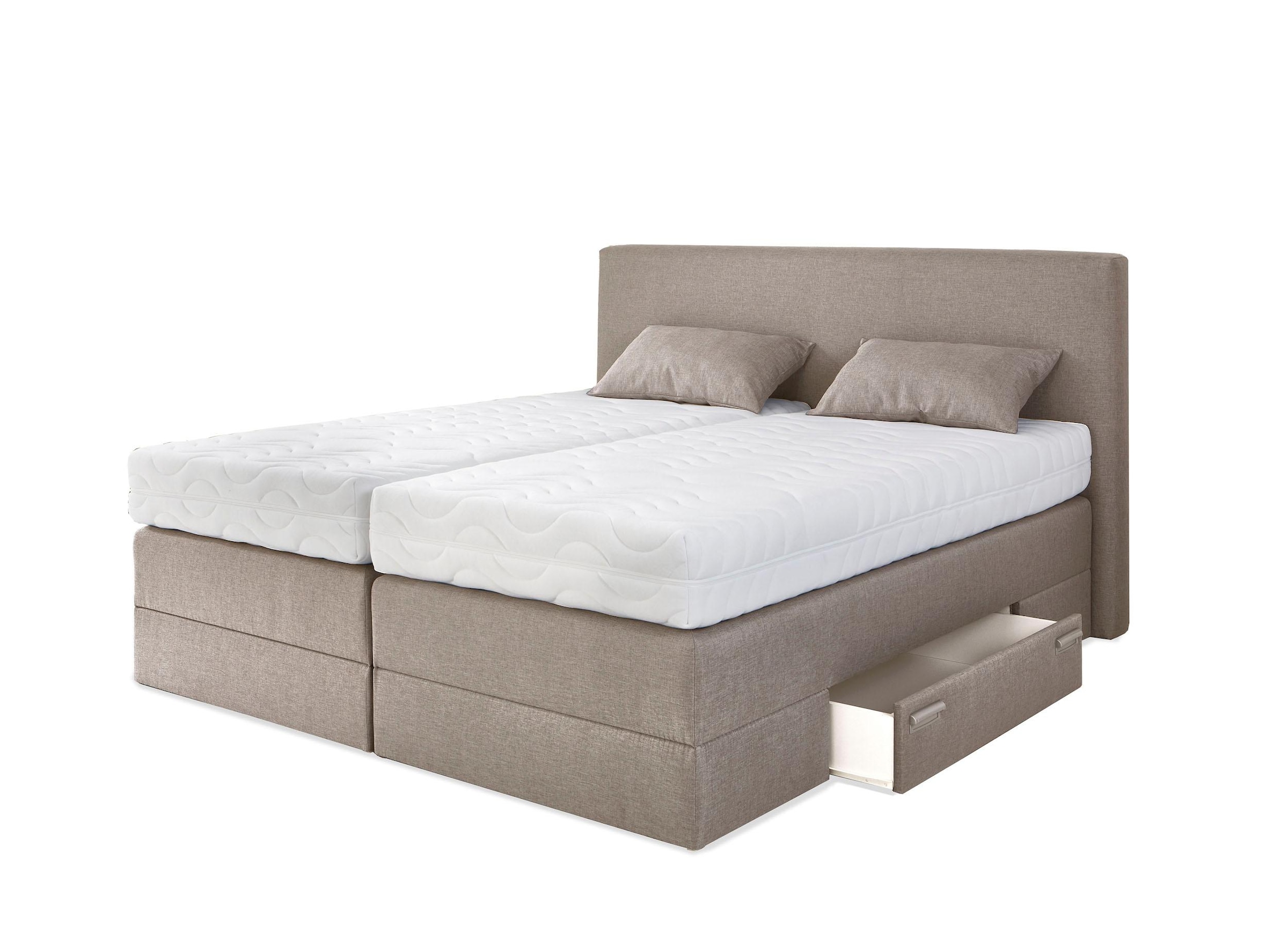 Westfalia Schlafkomfort Boxspringbett, mit Schubkästen und Zierkissen