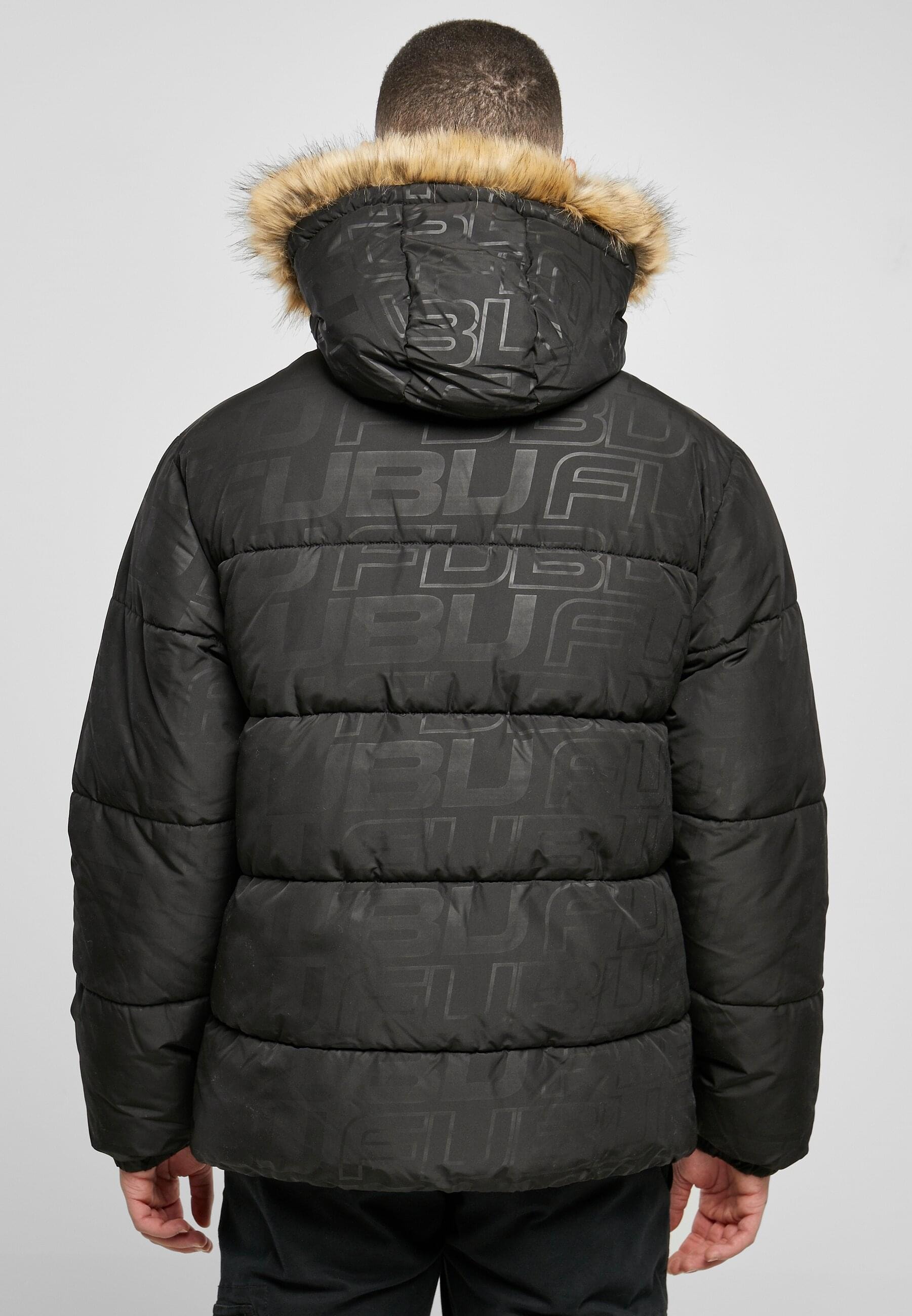 Fubu Winterjacke »Fubu Herren FM224-039-2 FUBU Corporate AOP Puffer Jacket«, (1 St.), mit Kapuze