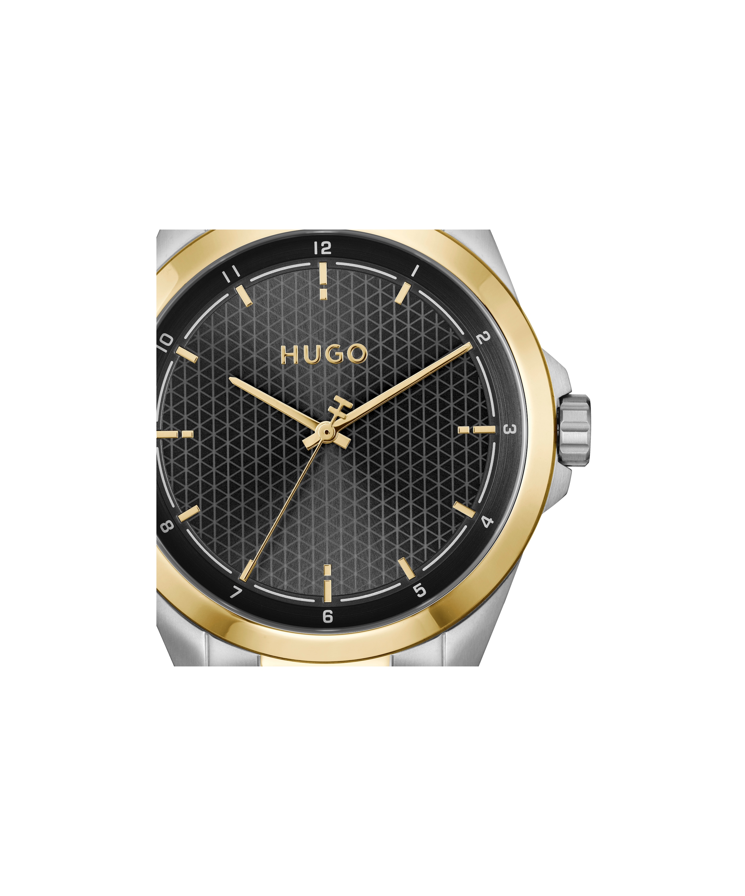HUGO Quarzuhr »#SEAM« Armbanduhr, Herrenuhr, Edelstahlarmband, analog