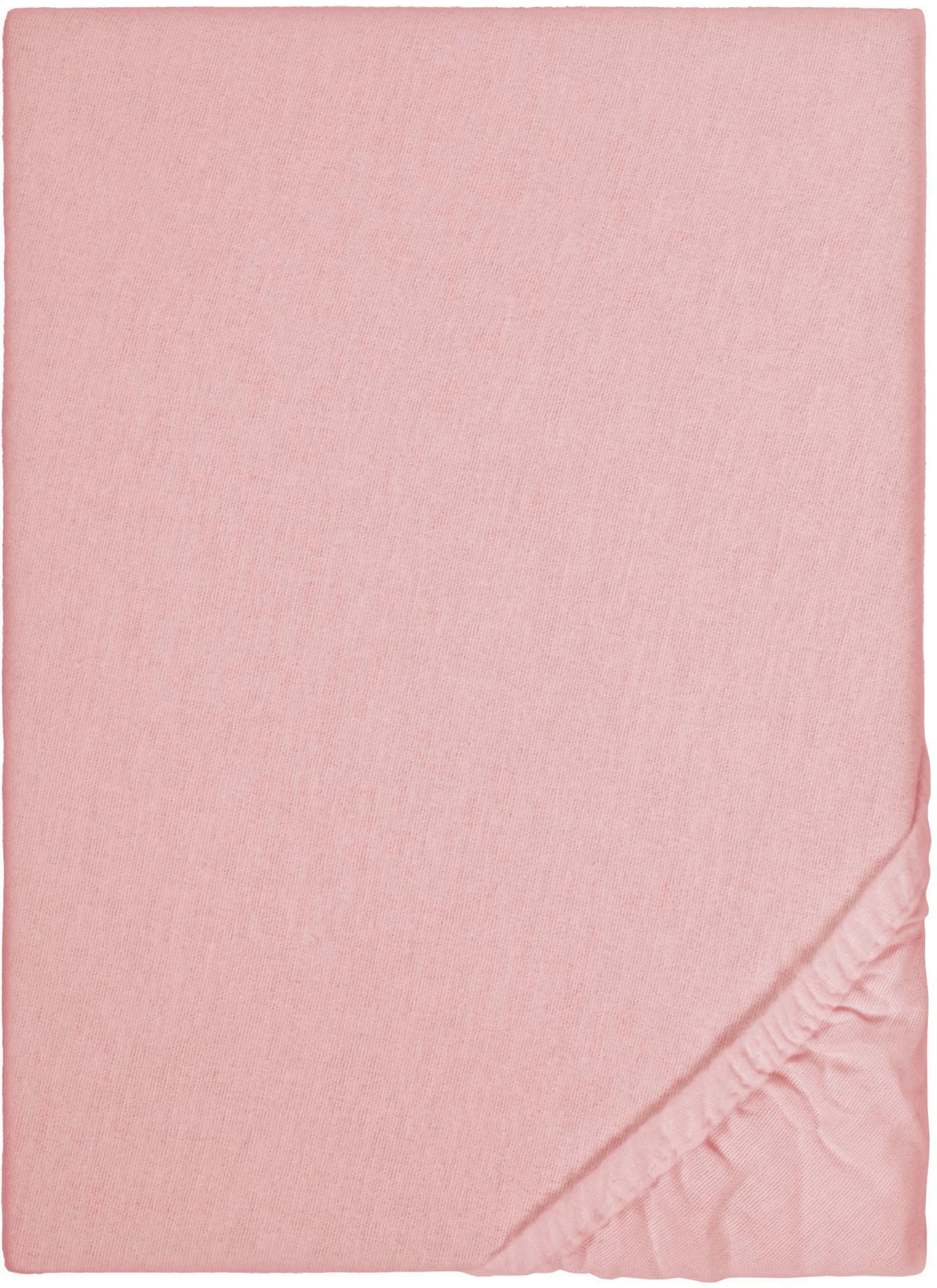 Biberna Spannbettlaken "Biber in Gr. 90x200, 140x200 oder 180x200 cm" aus B günstig online kaufen