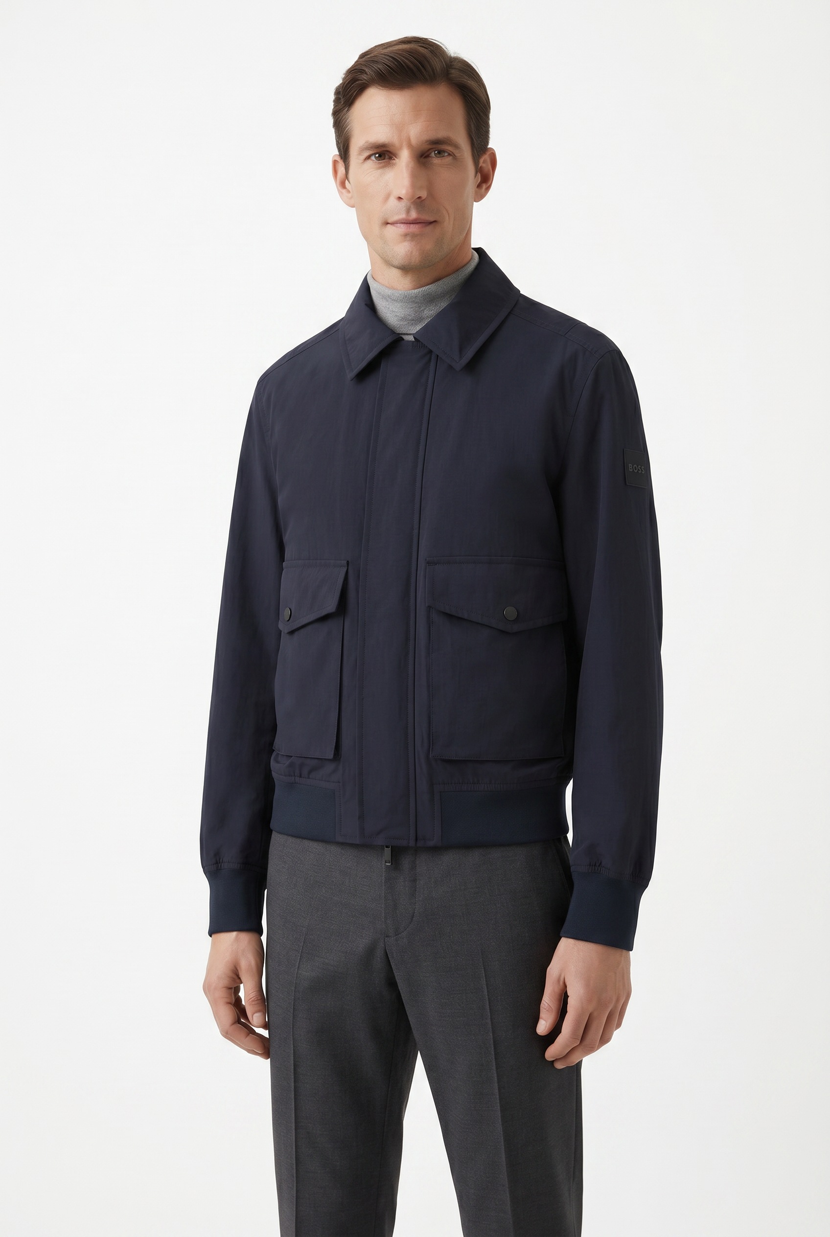 BOSS ORANGE Blouson "Ocruise" Aviator-Stil, wasserabweisend, Relaxed Fit