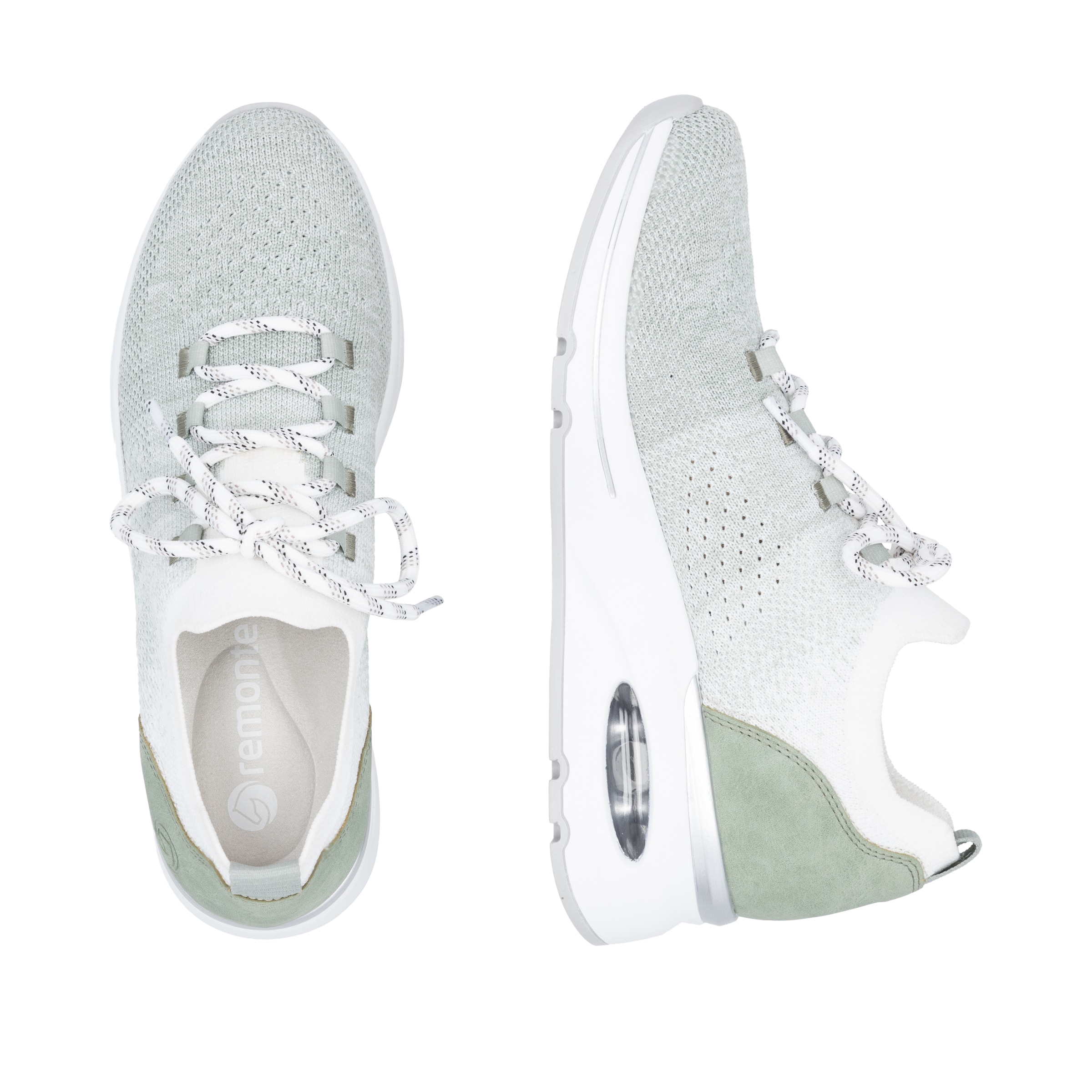 Remonte Slip-On Sneaker, Freizeitschuh, Halbschuh, Slipper mit modischem Keilabsatz