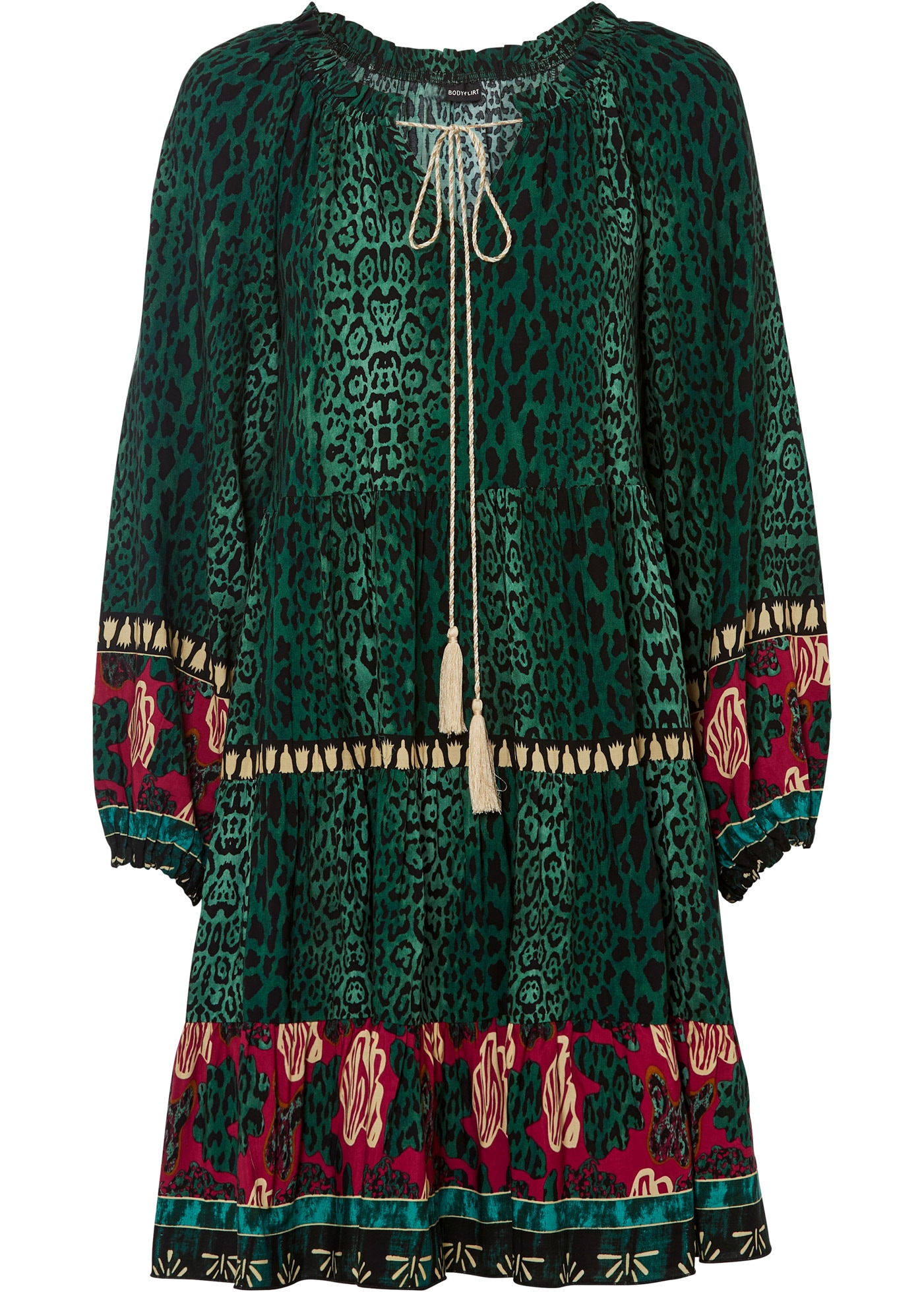 bonprix Tunikakleid »Tunika-Kleid aus fließender Viskose« Tunika-Kleid aus fließender Viskose