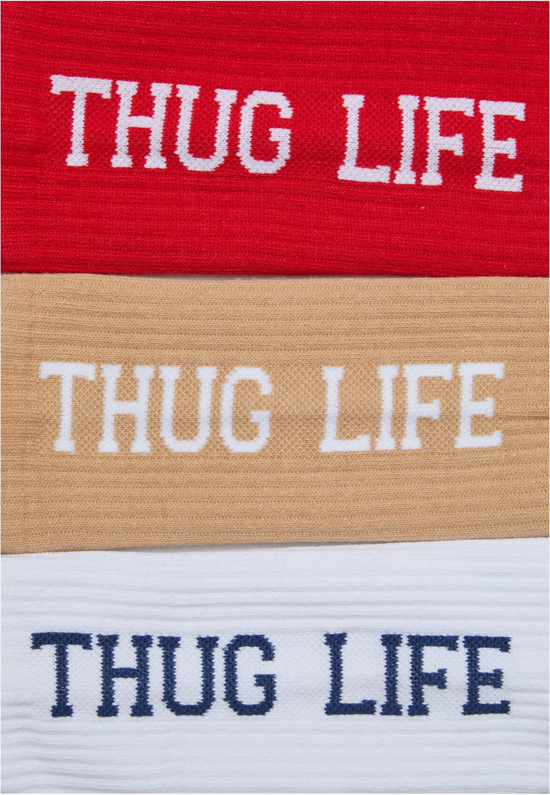 Karl Kani Basicsocken »Karl Kani Unisex KA242-003-1 Kani Thug Life 3-Pack Socks«, (1 Paar)
