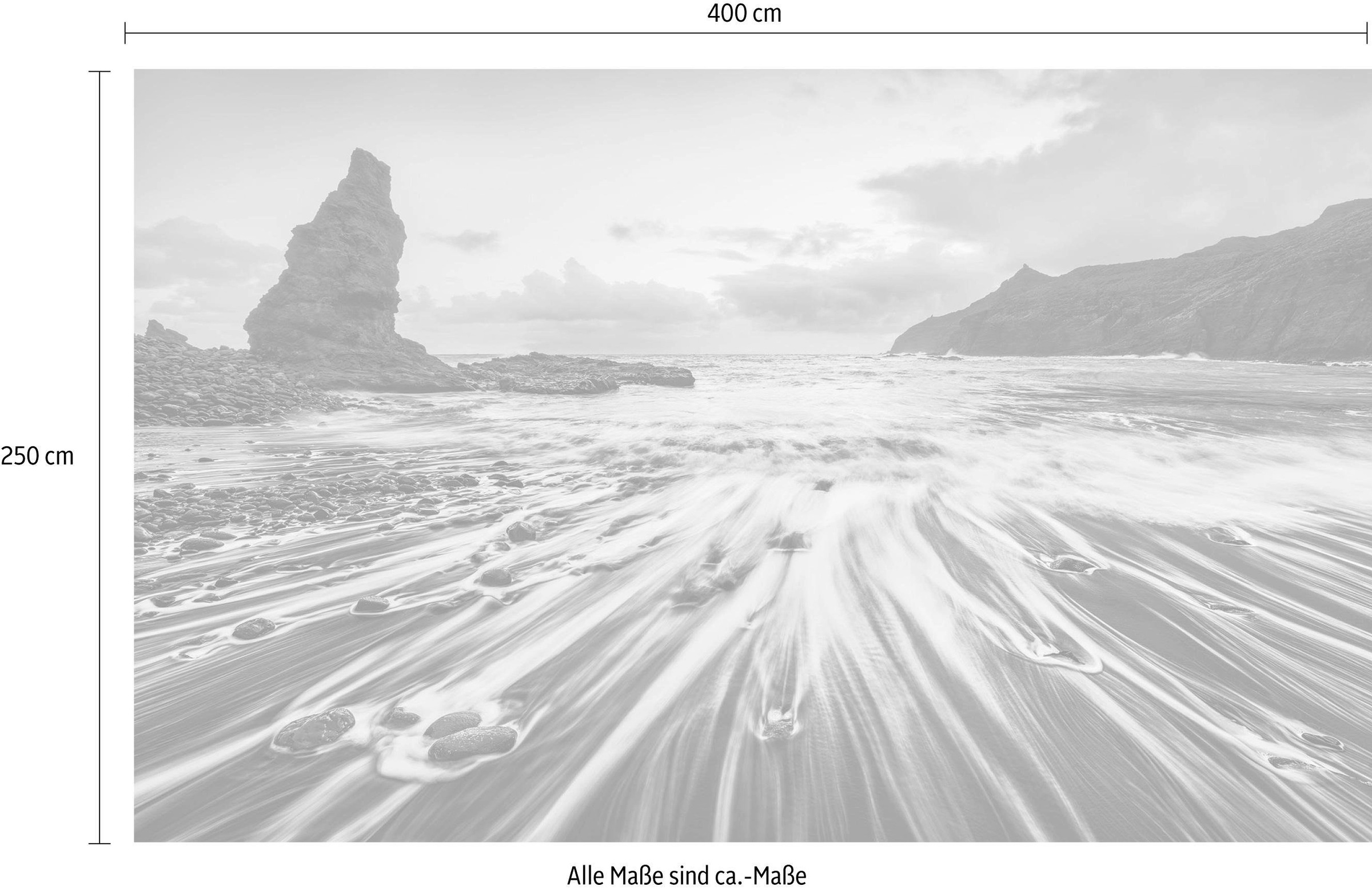 Komar Vliestapete »Digitaldruck Vlies - Smooth - Größe 400 x 250 cm«, bedruckt, Wohnzimmer, Schlafzimmer