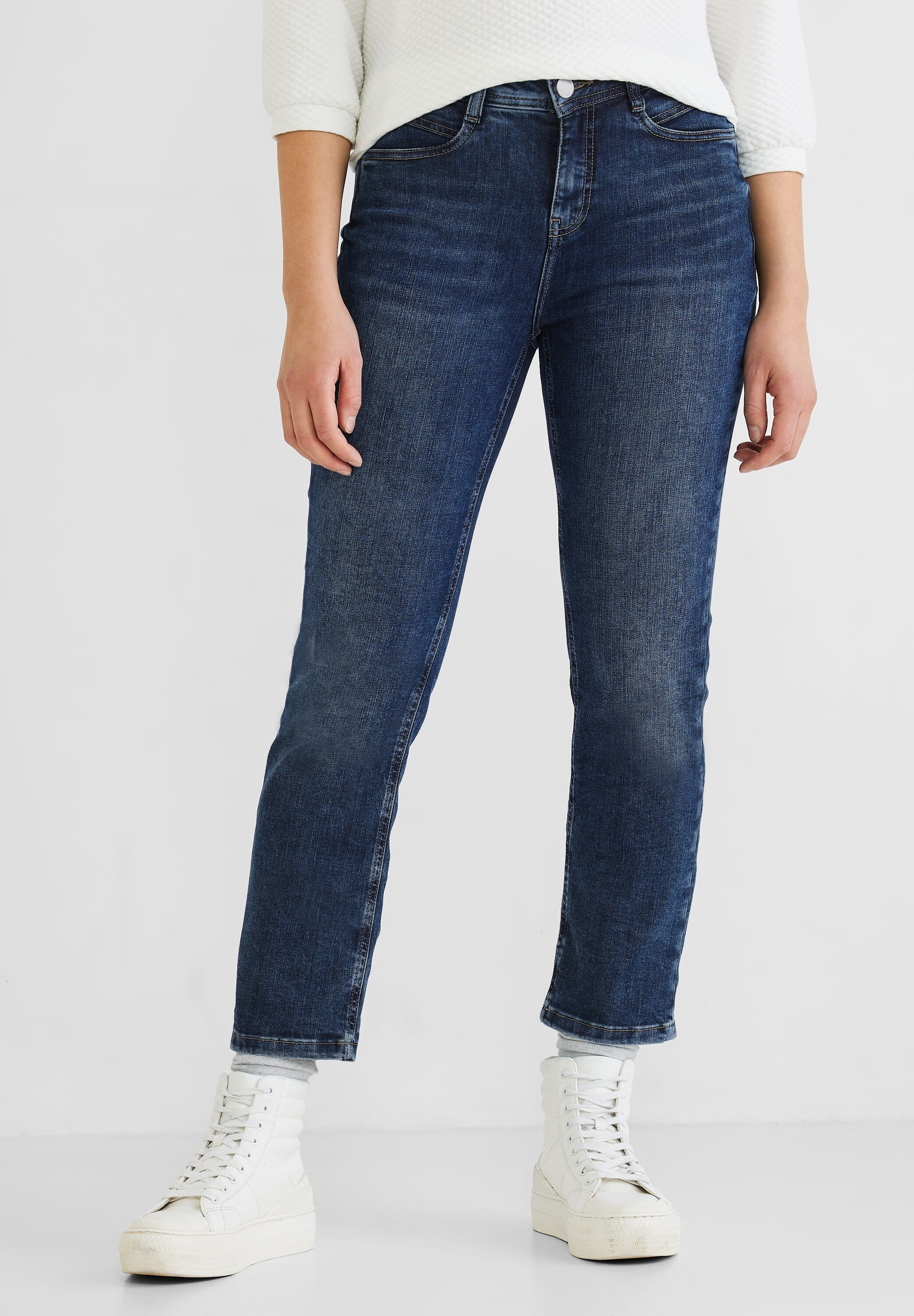 STREET ONE Slim-fit-Jeans, 4-Pocket Style günstig online kaufen