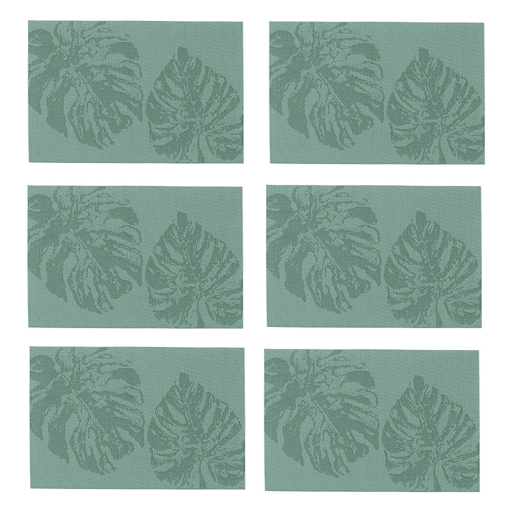 Zeller Present Platzset modernes Monstera Blätter Design, 6-teilig, Kunstst günstig online kaufen