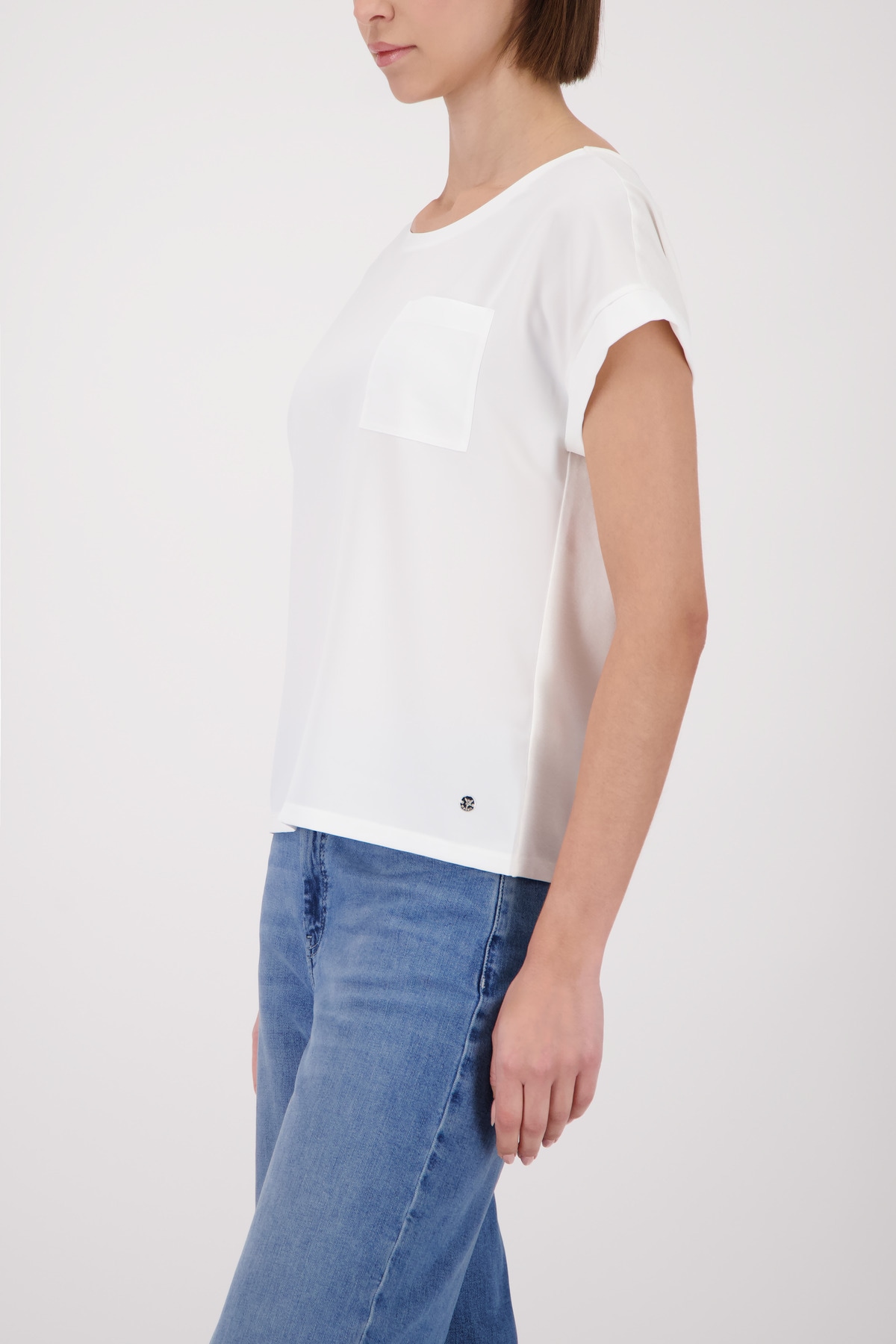Monari Schlupfbluse mit Brusttasche