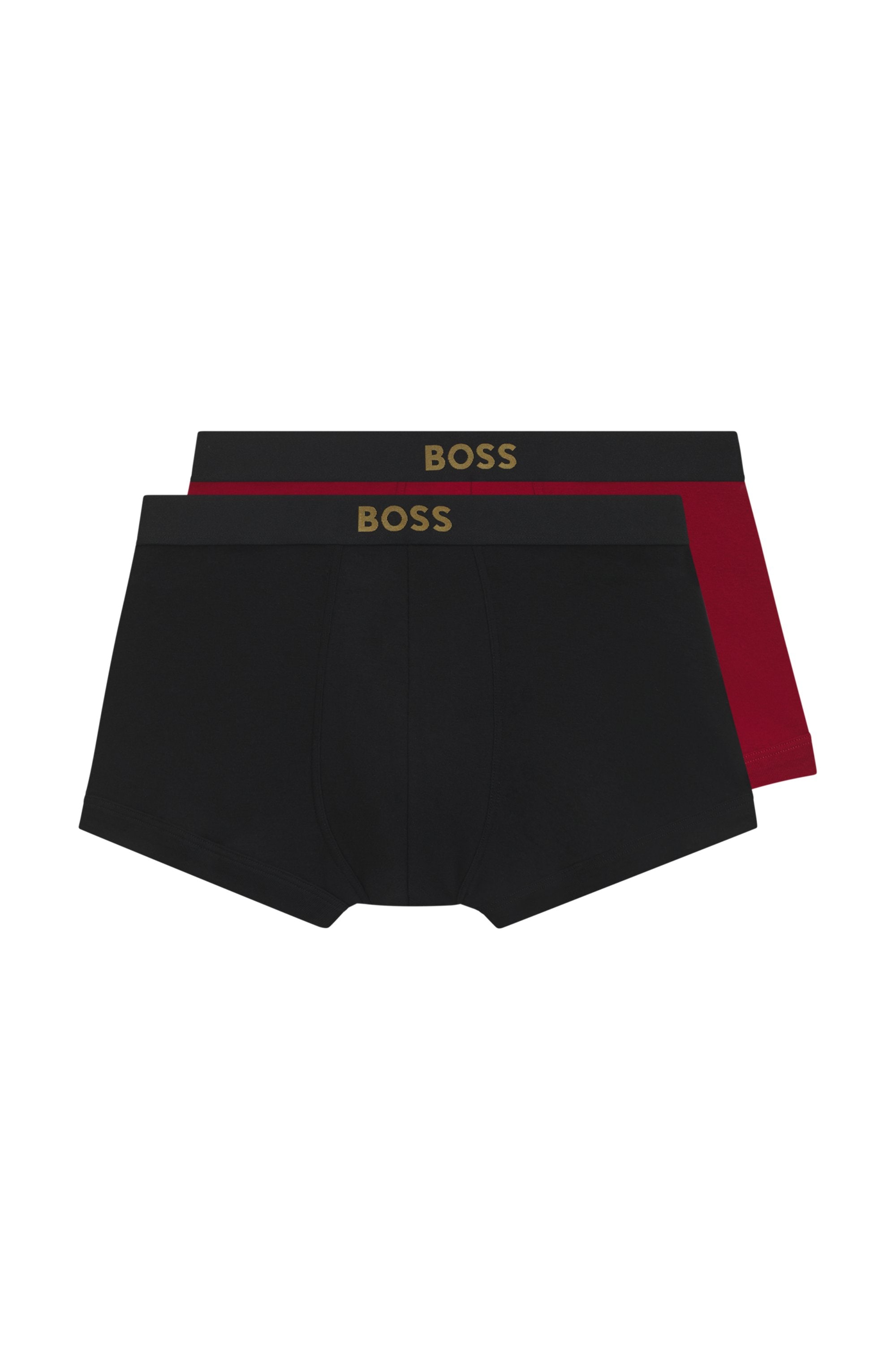 BOSS Trunk »Trunk 2P Gold Logo G« aus gerippter Baumwolle in Geschenkbox