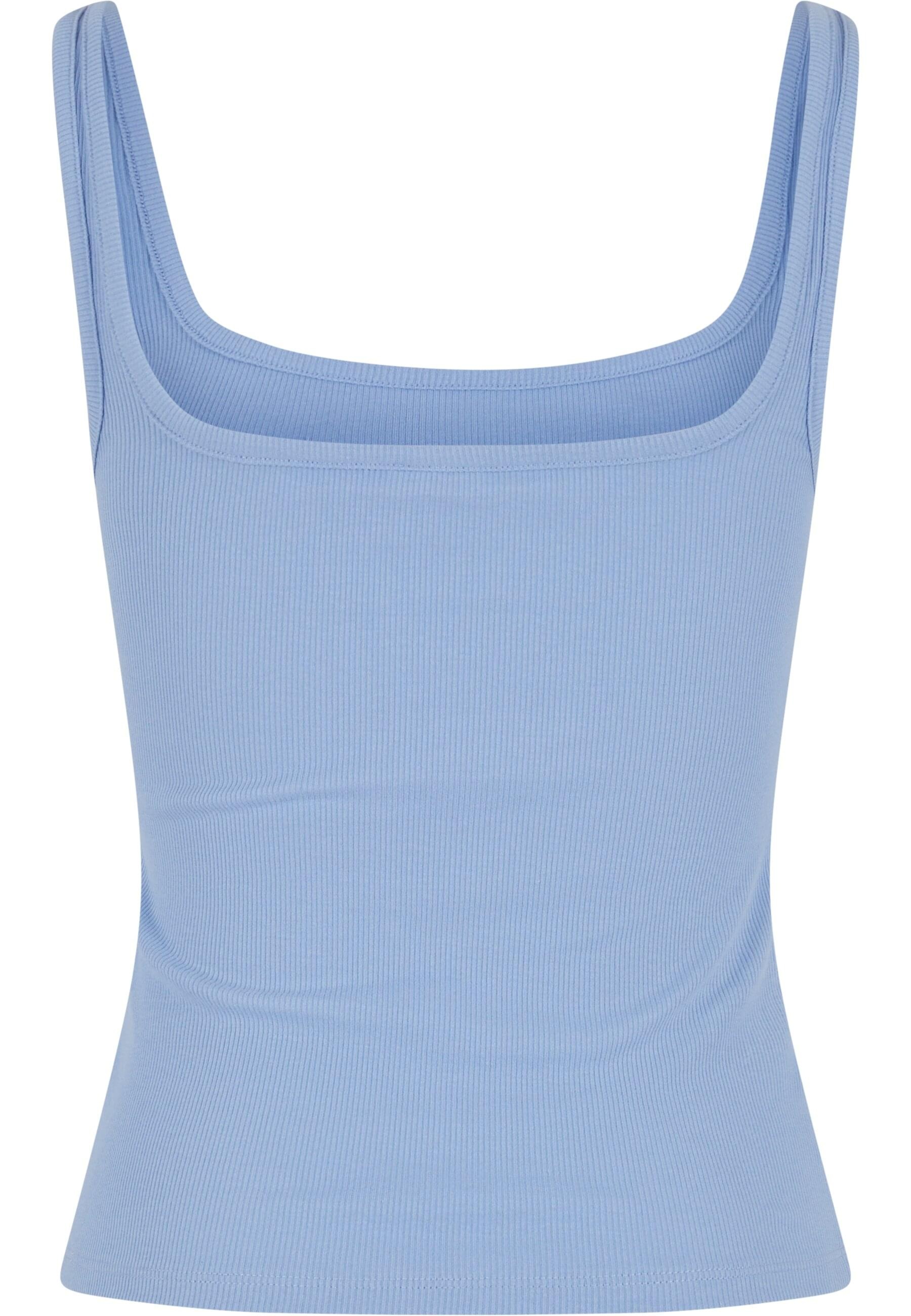 URBAN CLASSICS Muskelshirt »Urban Classics Ladies Wide Neck Rib Top 2-Pack«, (1 tlg.)
