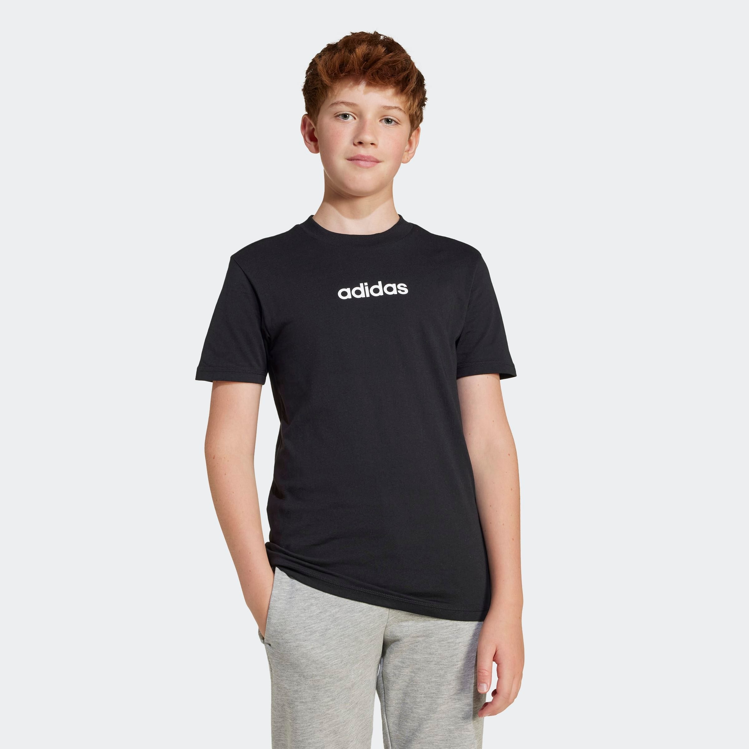 adidas Sportswear T-Shirt »J LIN TEE 160« sportlicher Stil, Rundhalsausschnitt, lässige Passform