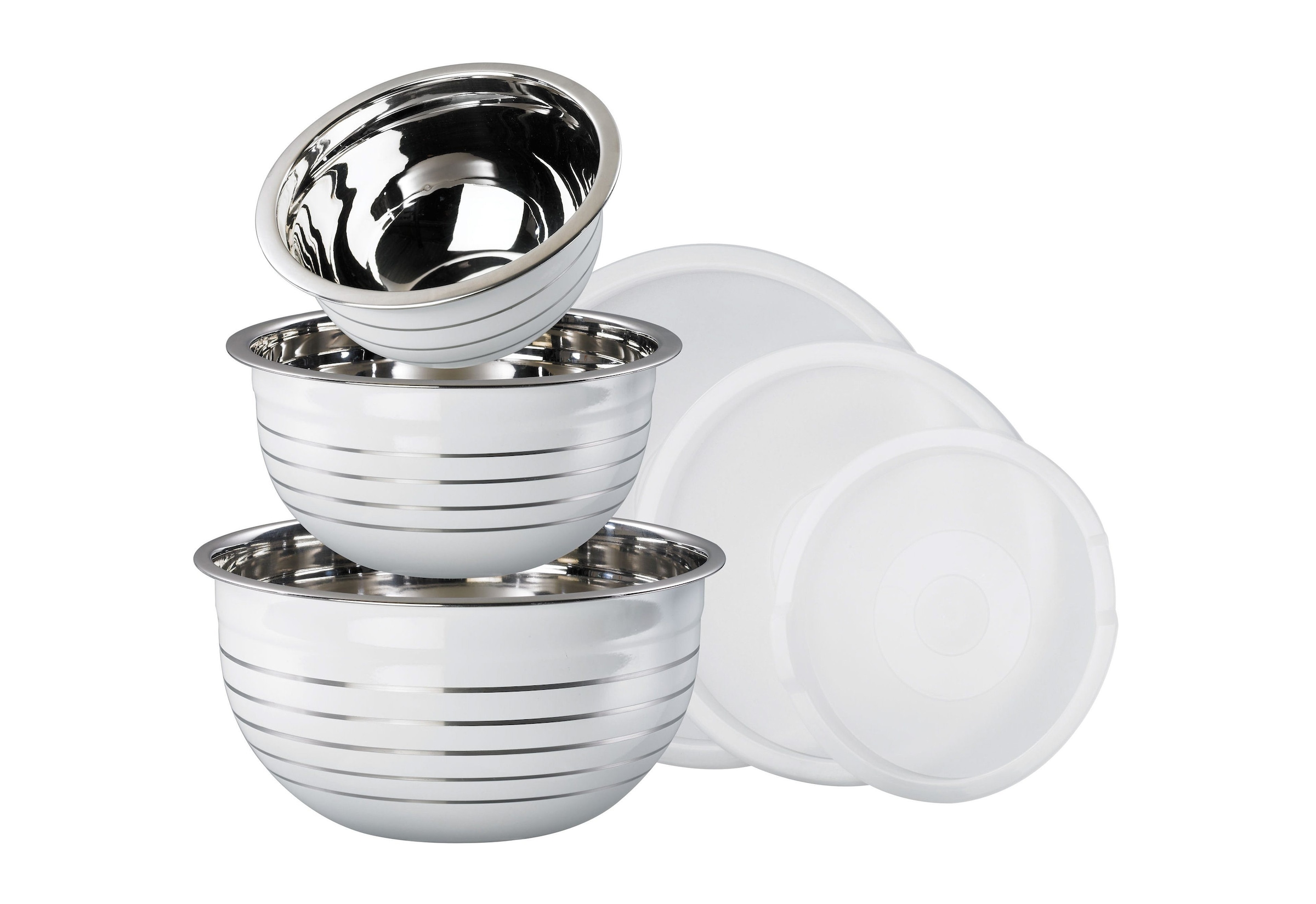 KING Schüssel, silber, Schüsseln, mit Deckel