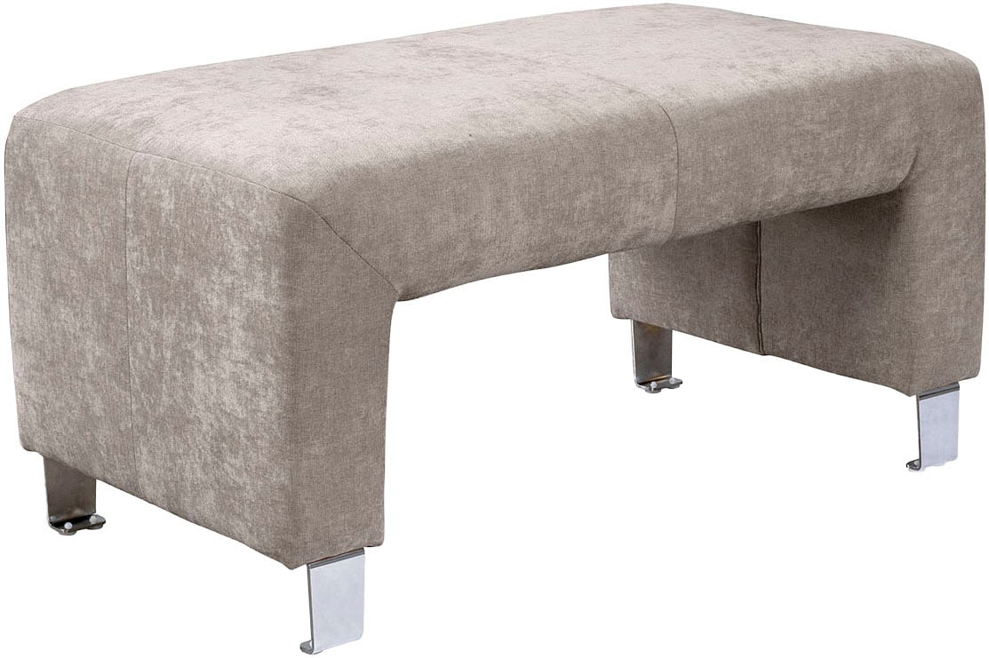 exxpo - sofa fashion Polsterhocker "Intenso, Hocker, modern" hohe Bodenfreiheit, frei im Raum stellbar, hoher Sitzkomfort
