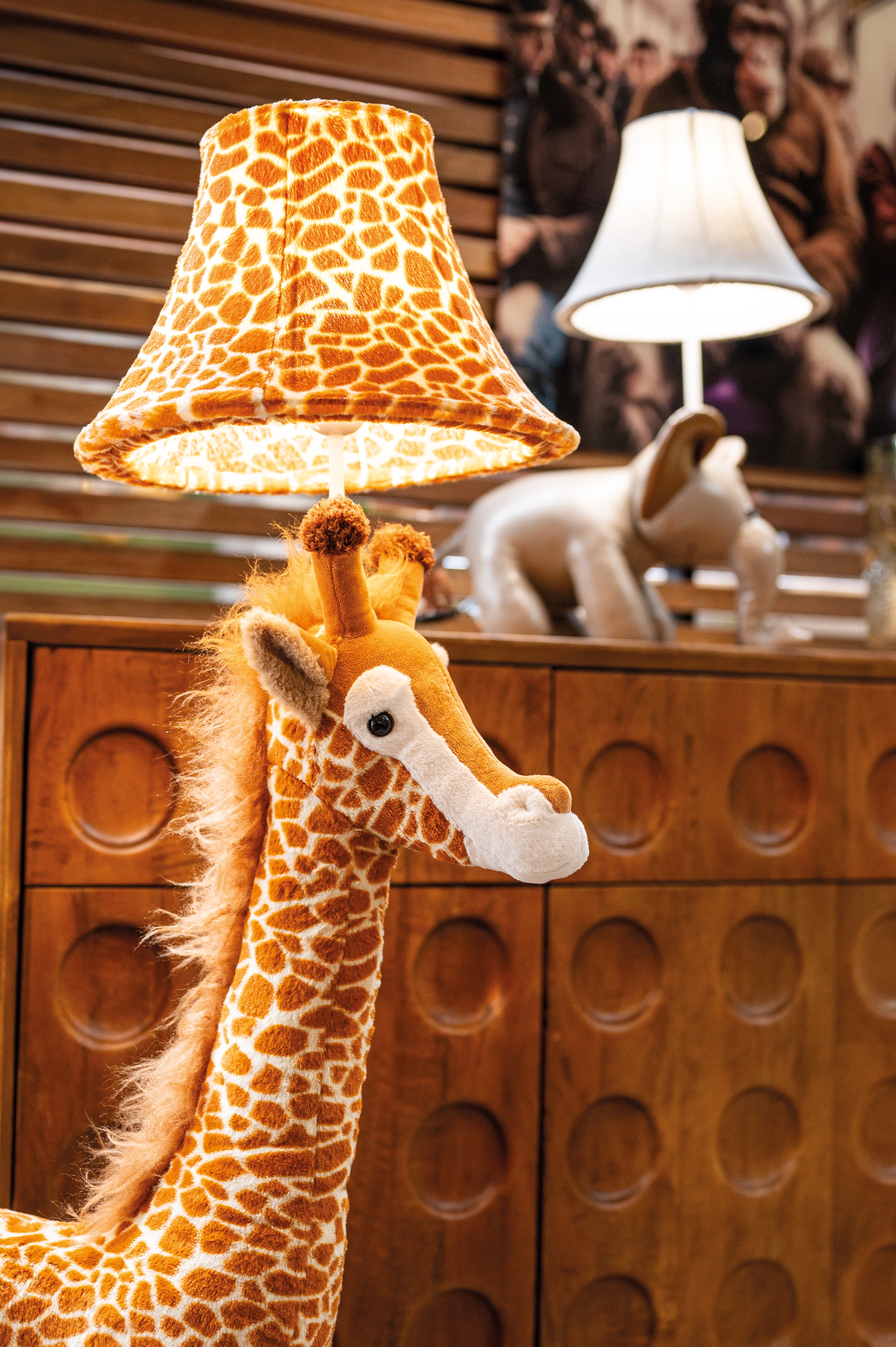 Happy Lamps for smiling eyes LED Stehlampe »Raffi die Giraffe«, 1 flammig, Leuchtmittel GU 5,3 | LED fest integriert, Hochwertig, Einzigartig, Zertifiziert, Nachhaltig