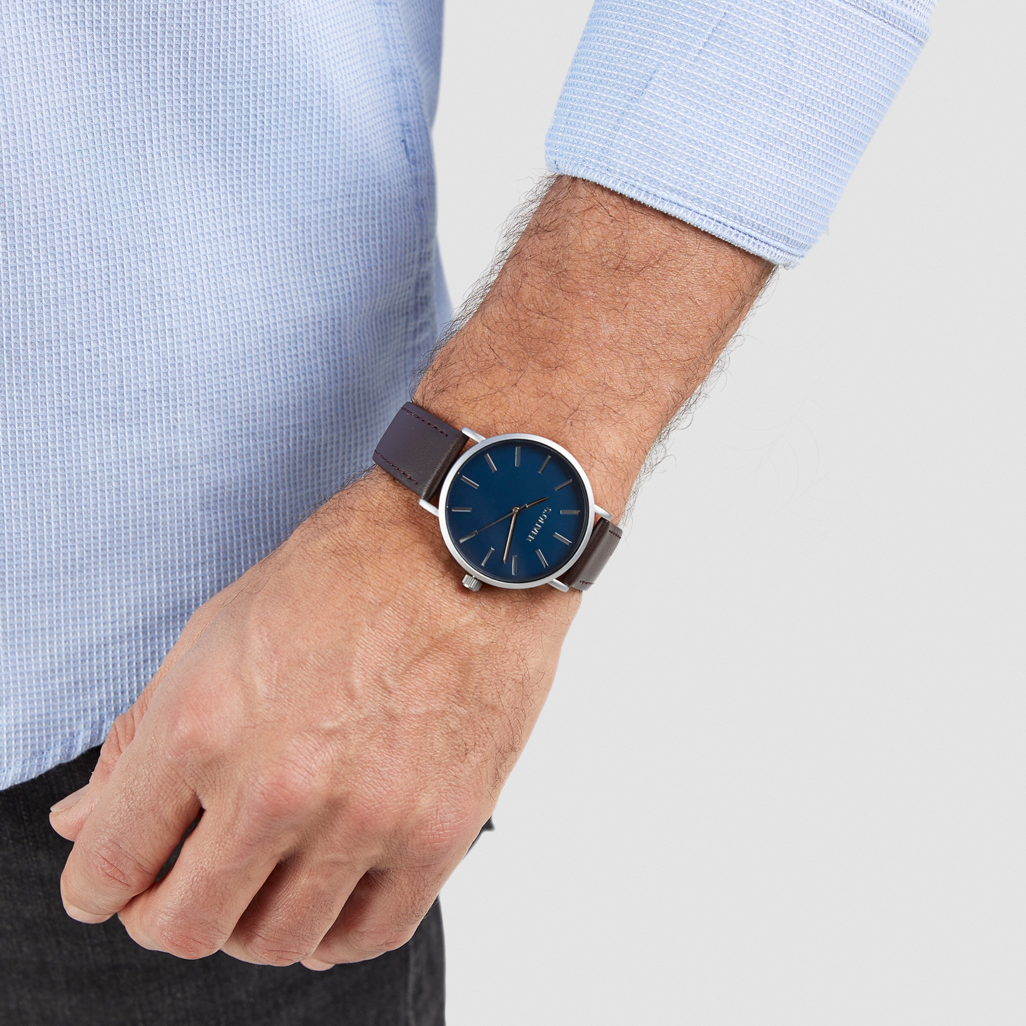 s.Oliver Quarzuhr »Basic Leather« Armbanduhr, Herrenuhr, analog