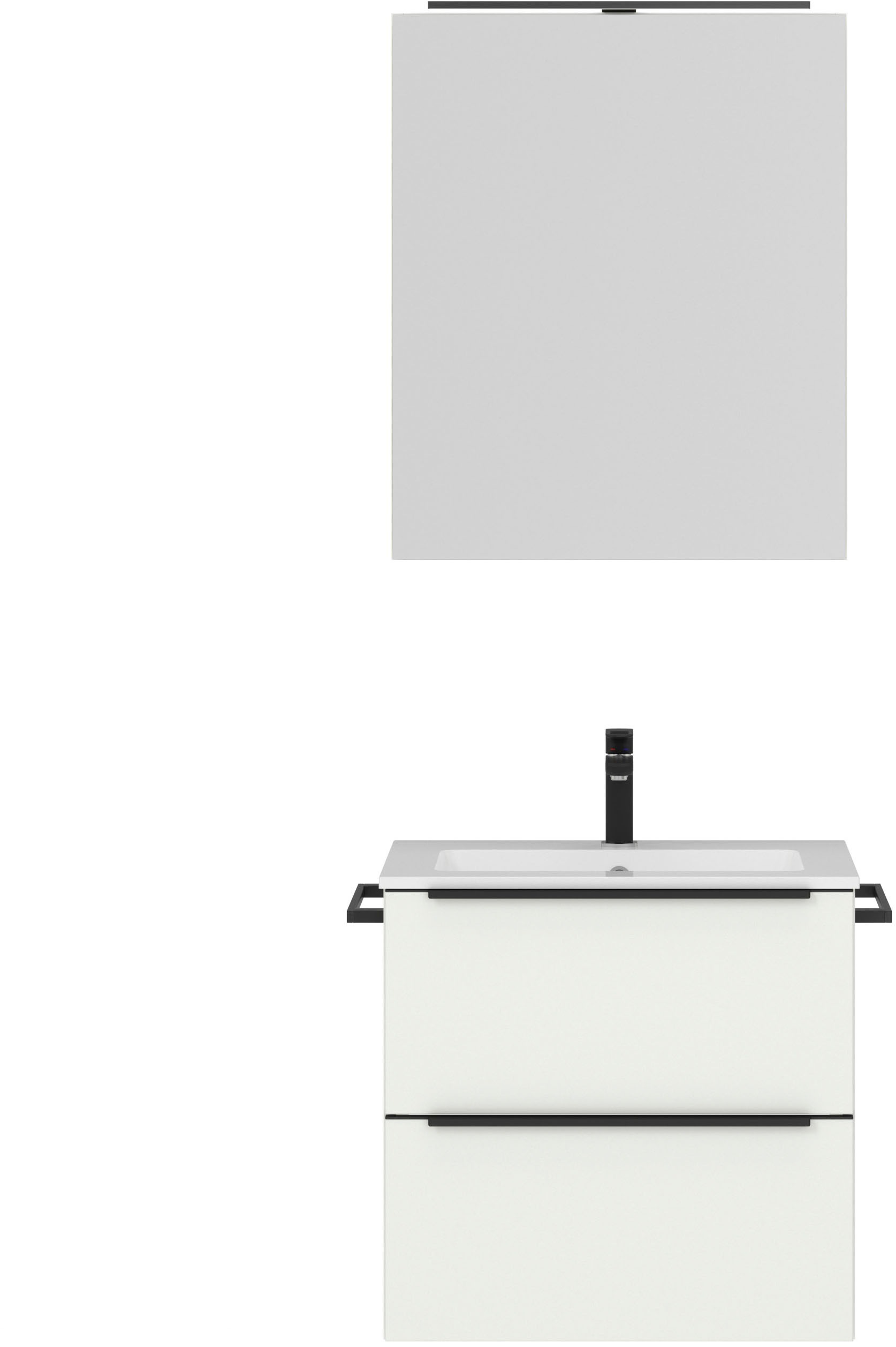 nobilia Badmöbel-Set "Levere" vormontiert, mit Soft-Close, 2 Stk. tlg. günstig online kaufen