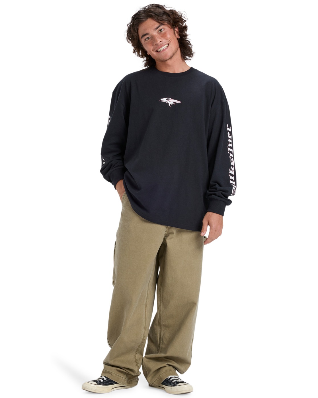 Quiksilver Langarmshirt »Mercury Old English«
