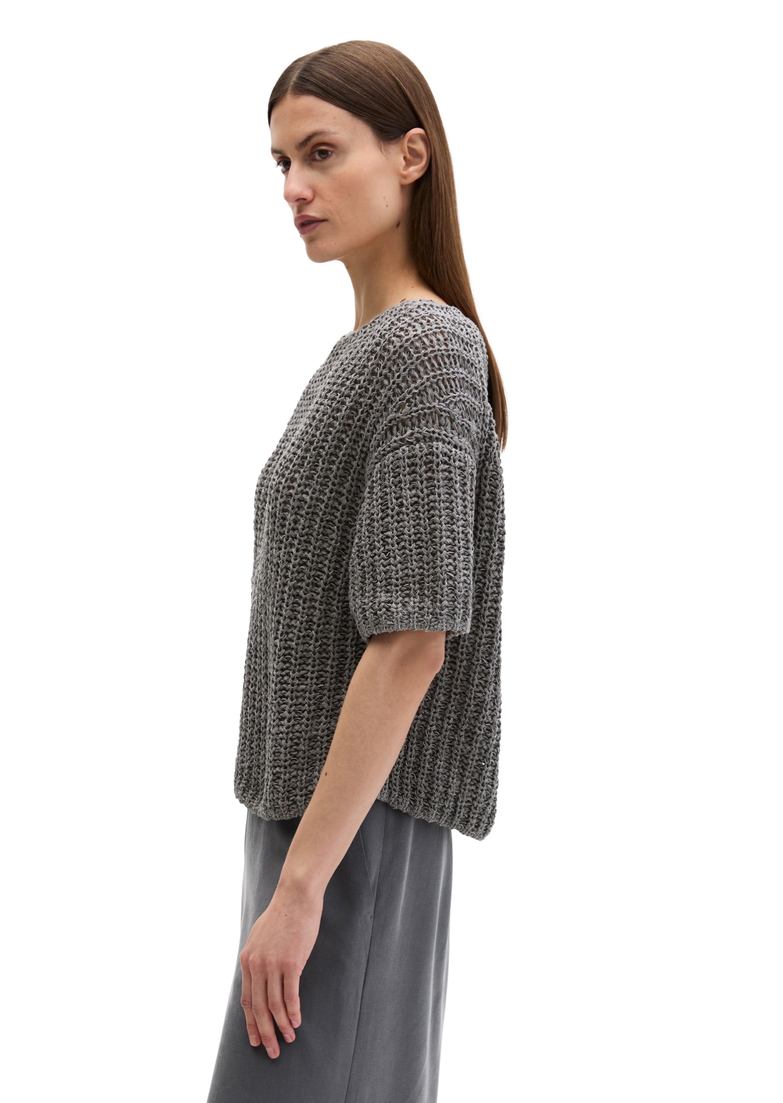 Marc O'Polo Strickpullover »aus Bändchengarn«