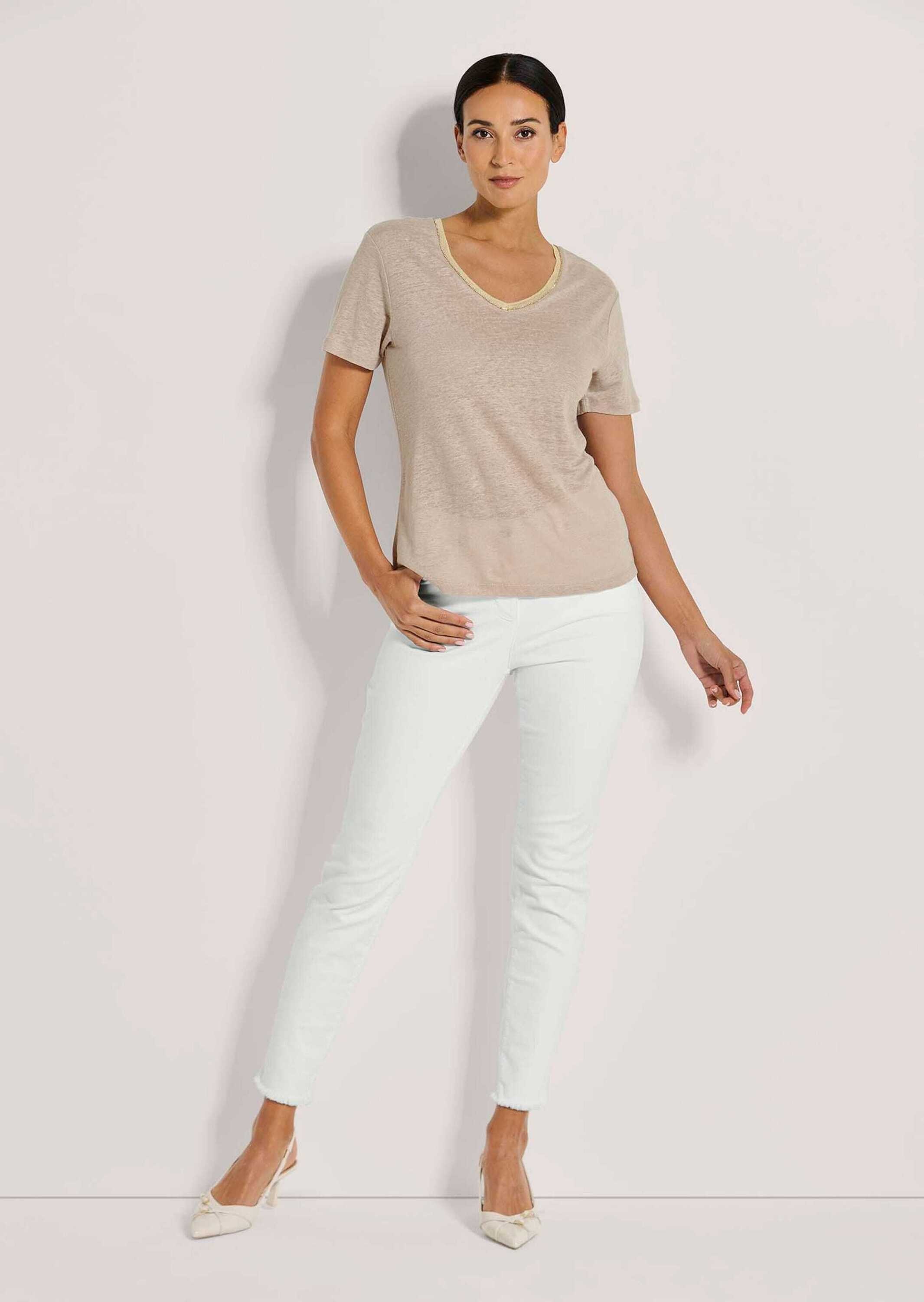 MADELEINE Kurzarmshirt "Shirt Leinenshirt" günstig online kaufen