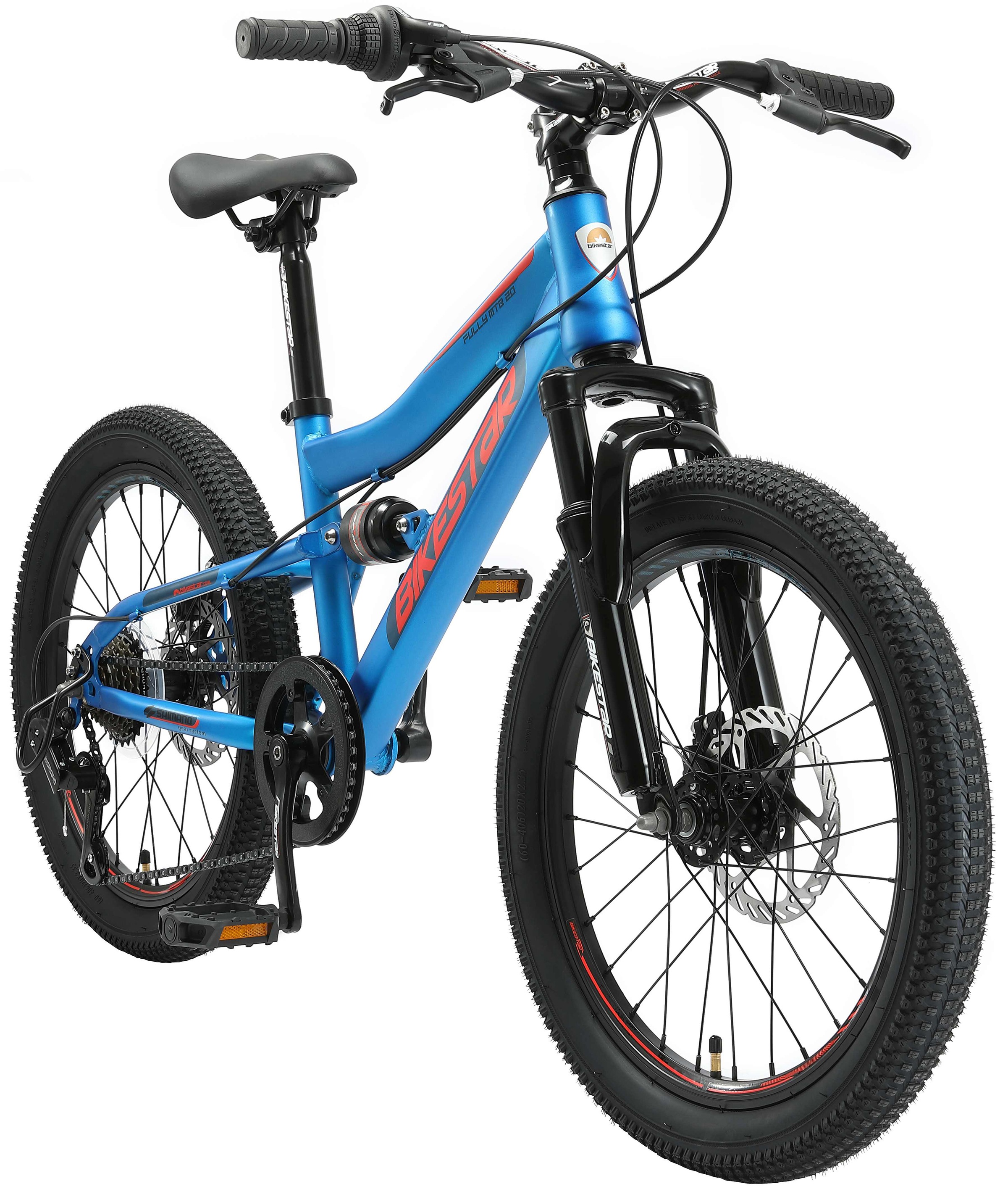 Bikestar Jugendfahrrad 7 Gang Shimano RD-TY21 Schaltwerk Kettenschaltung