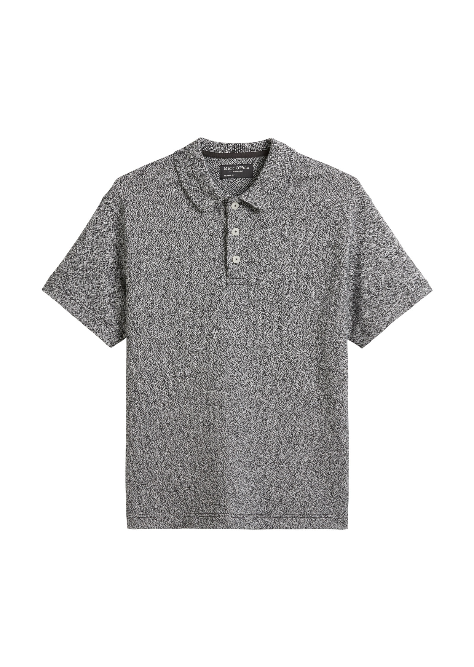 Marc O'Polo Poloshirt »aus garngefärbtem Mouliné-Garn«